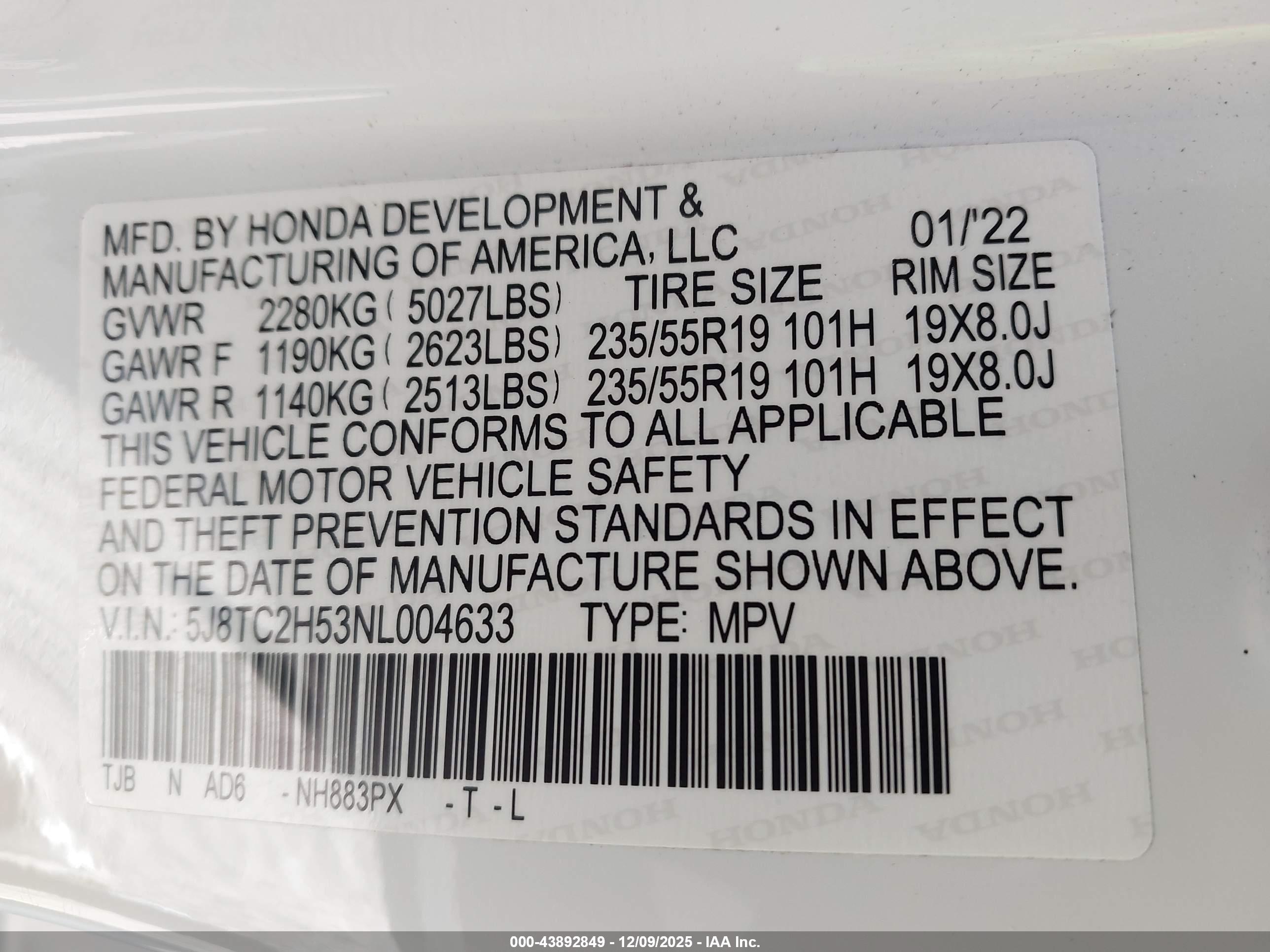 ACURA RDX image 9