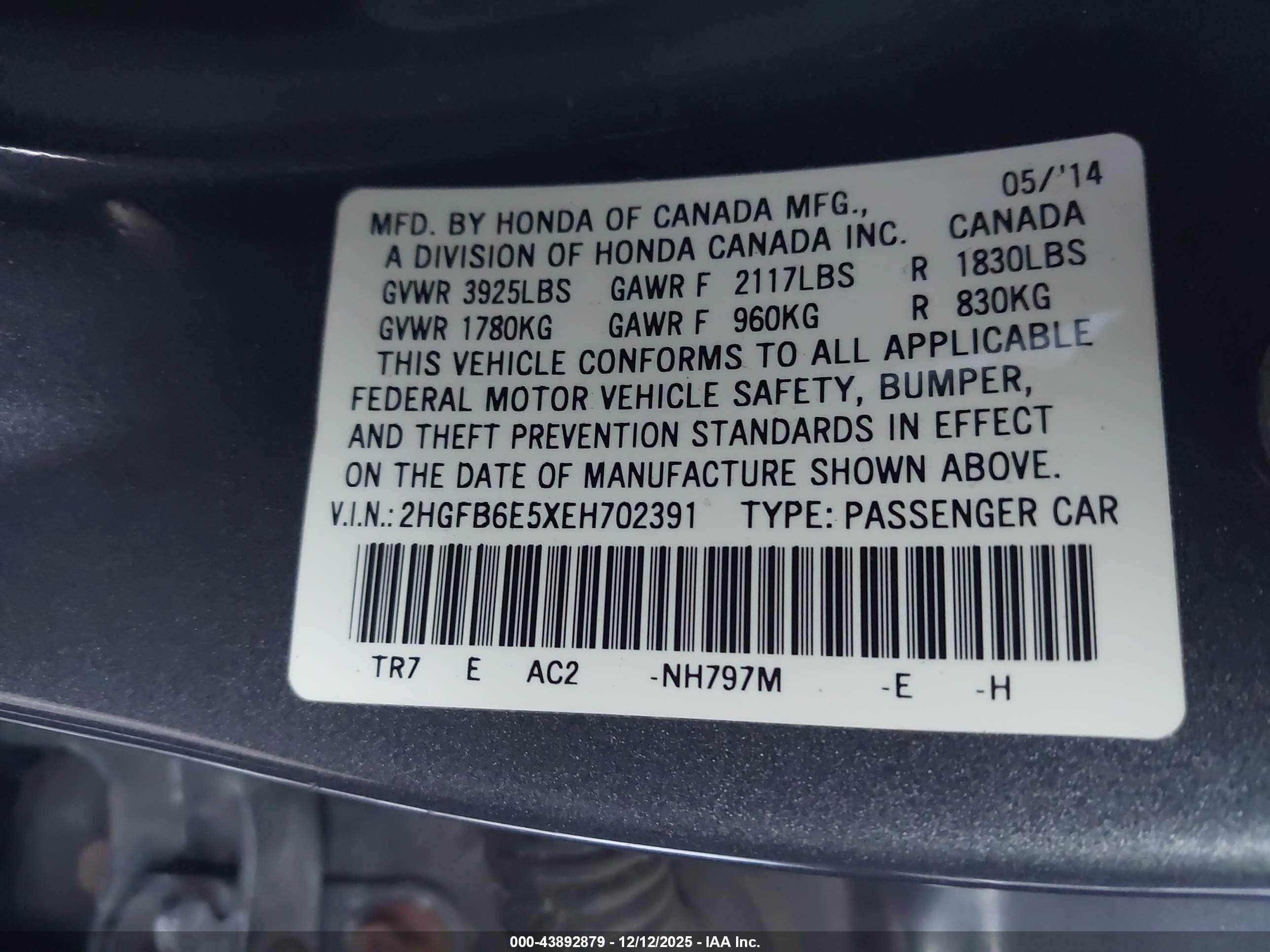 HONDA CIVIC image 9