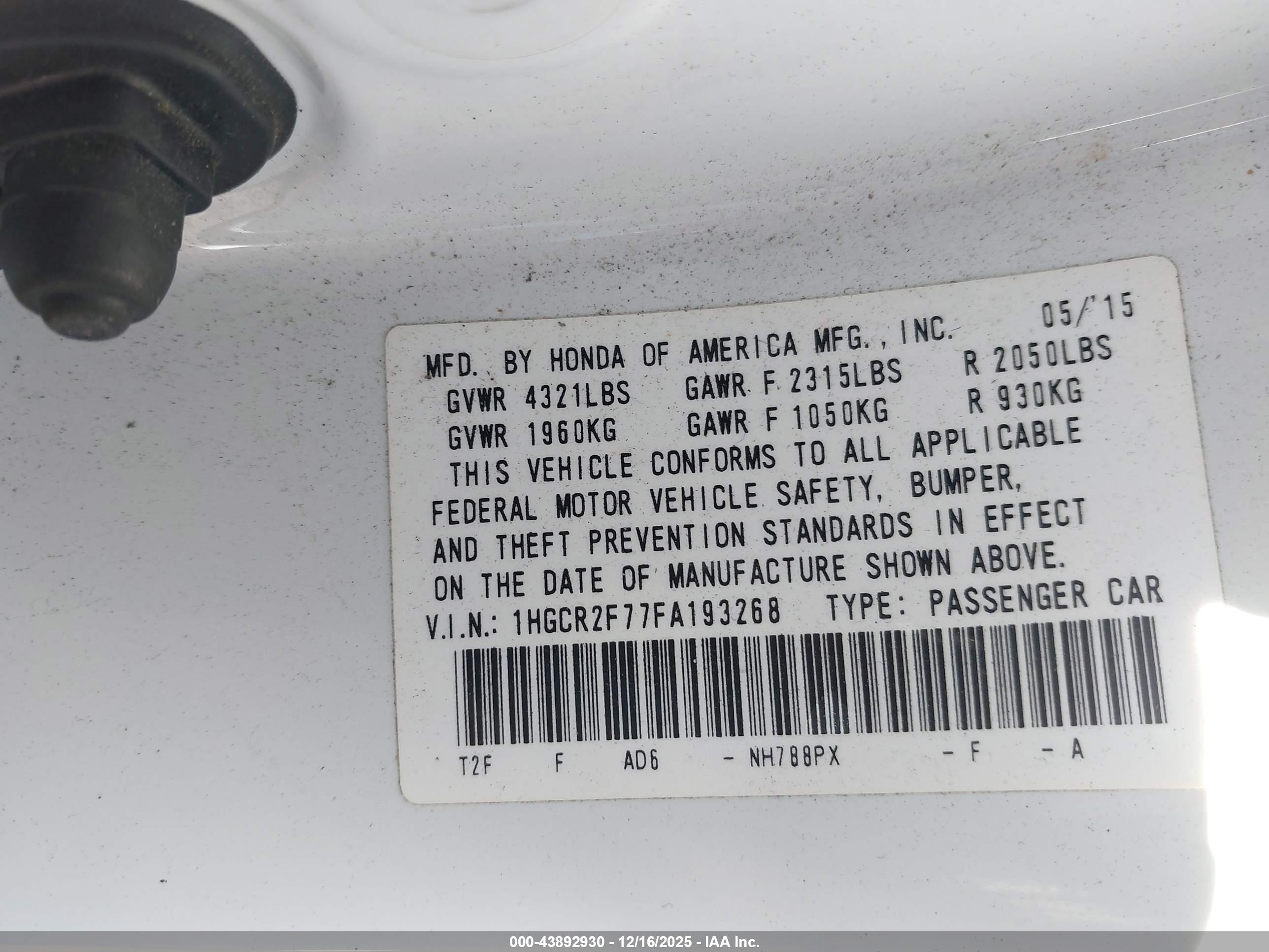HONDA ACCORD image 9