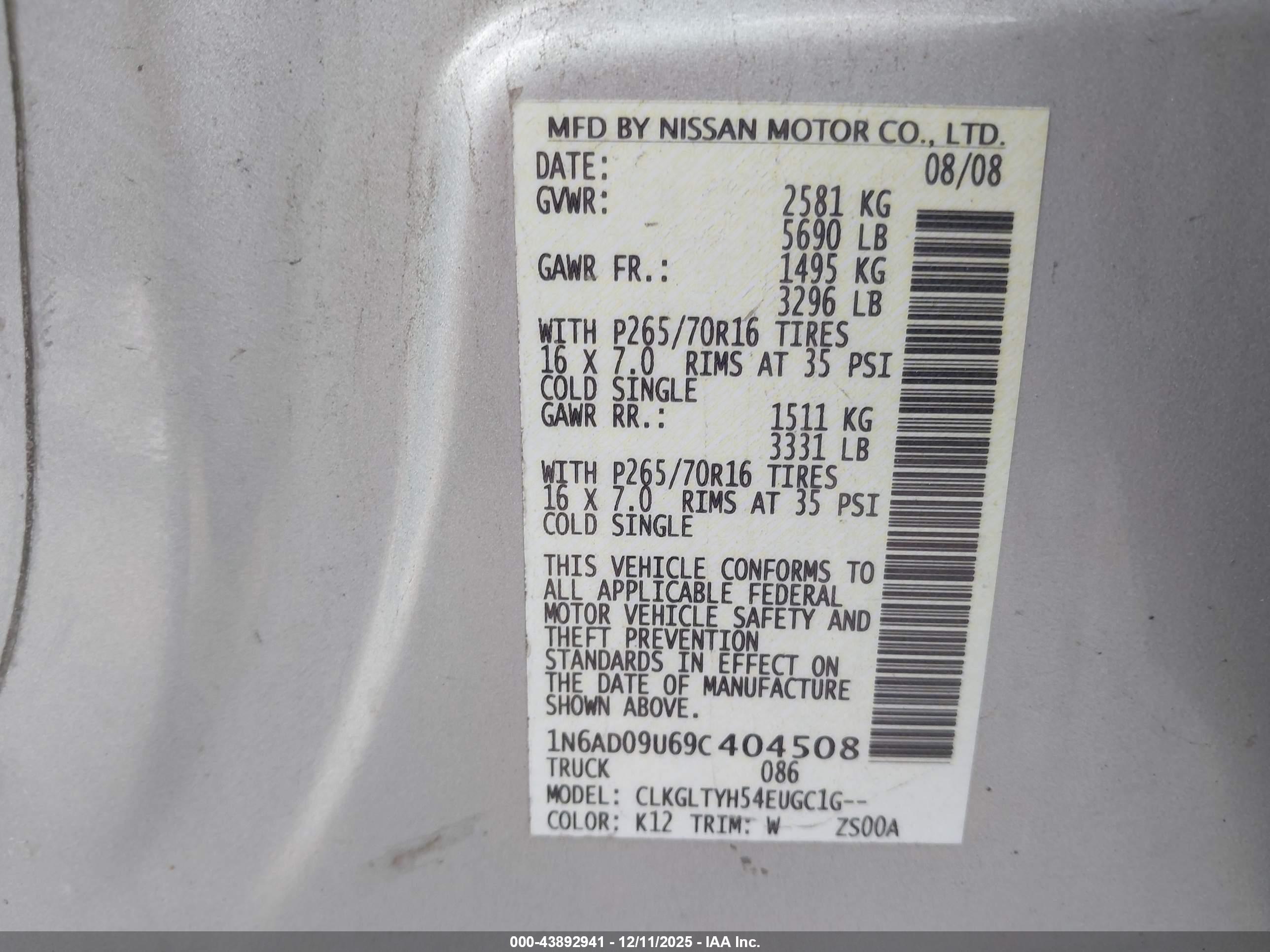 NISSAN FRONTIER image 9
