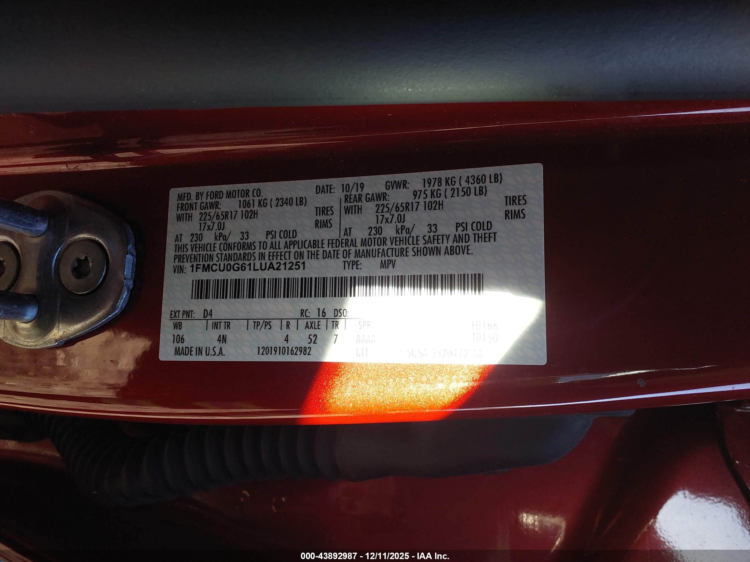 FORD ESCAPE image 9