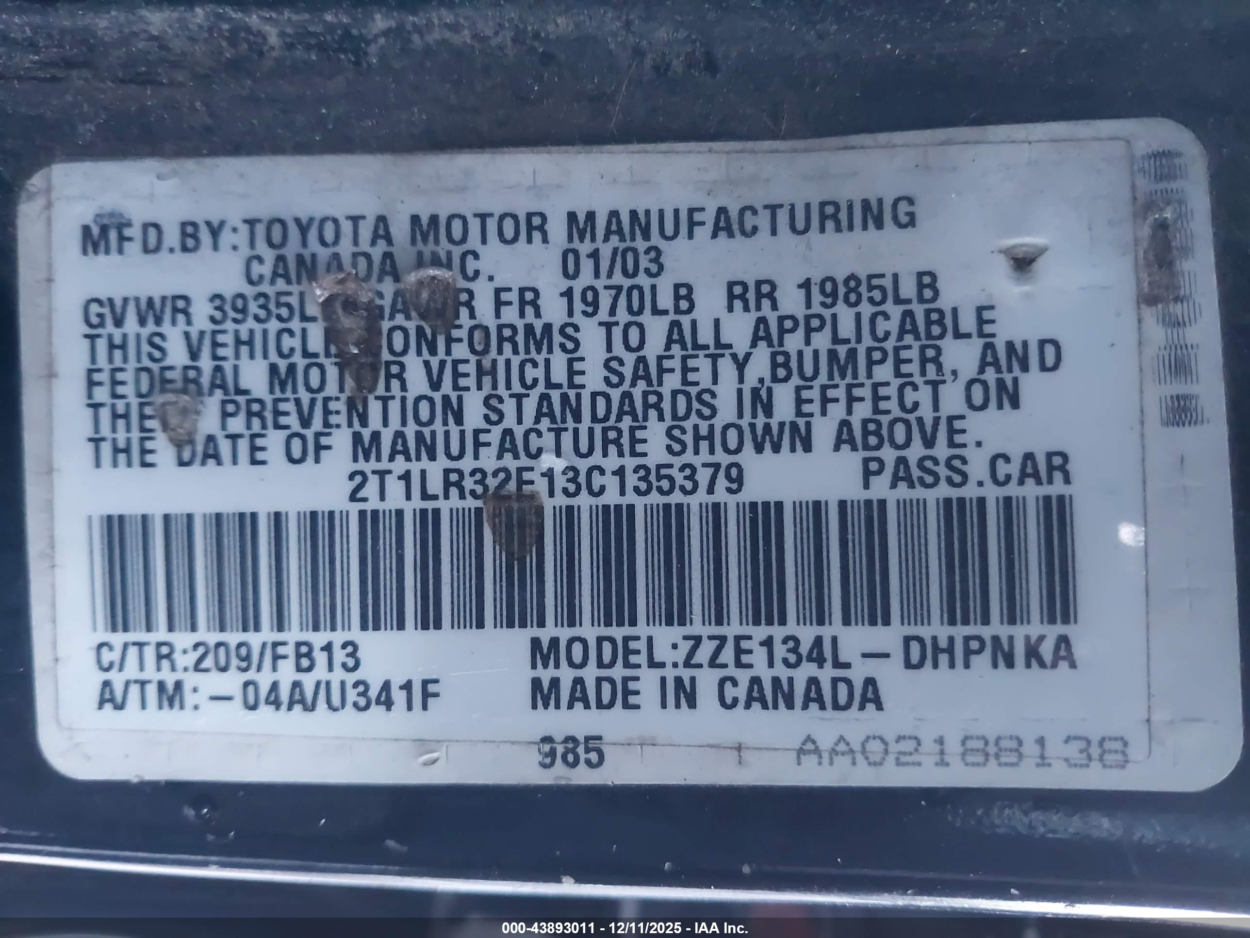 TOYOTA MATRIX image 9
