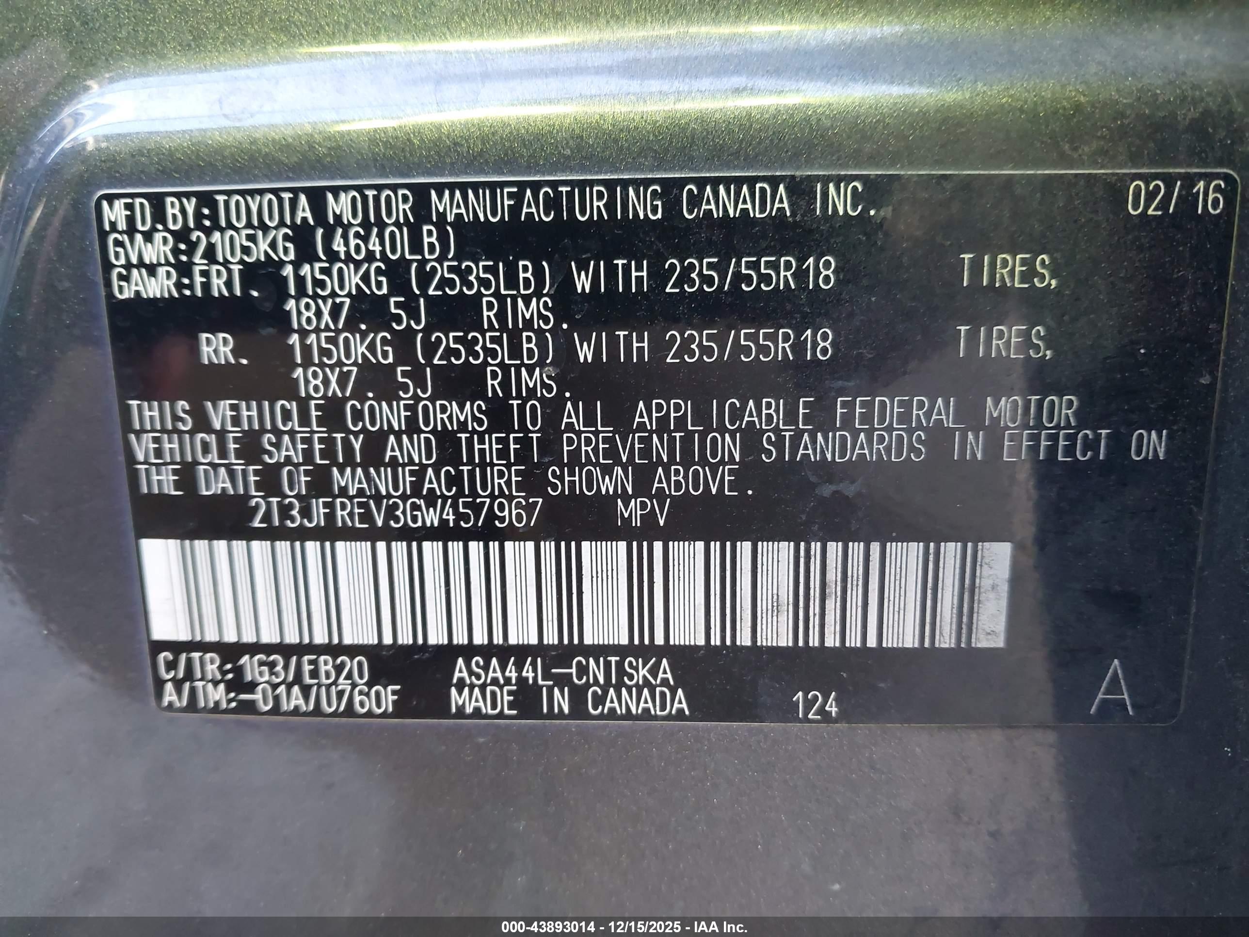 TOYOTA RAV4 image 9