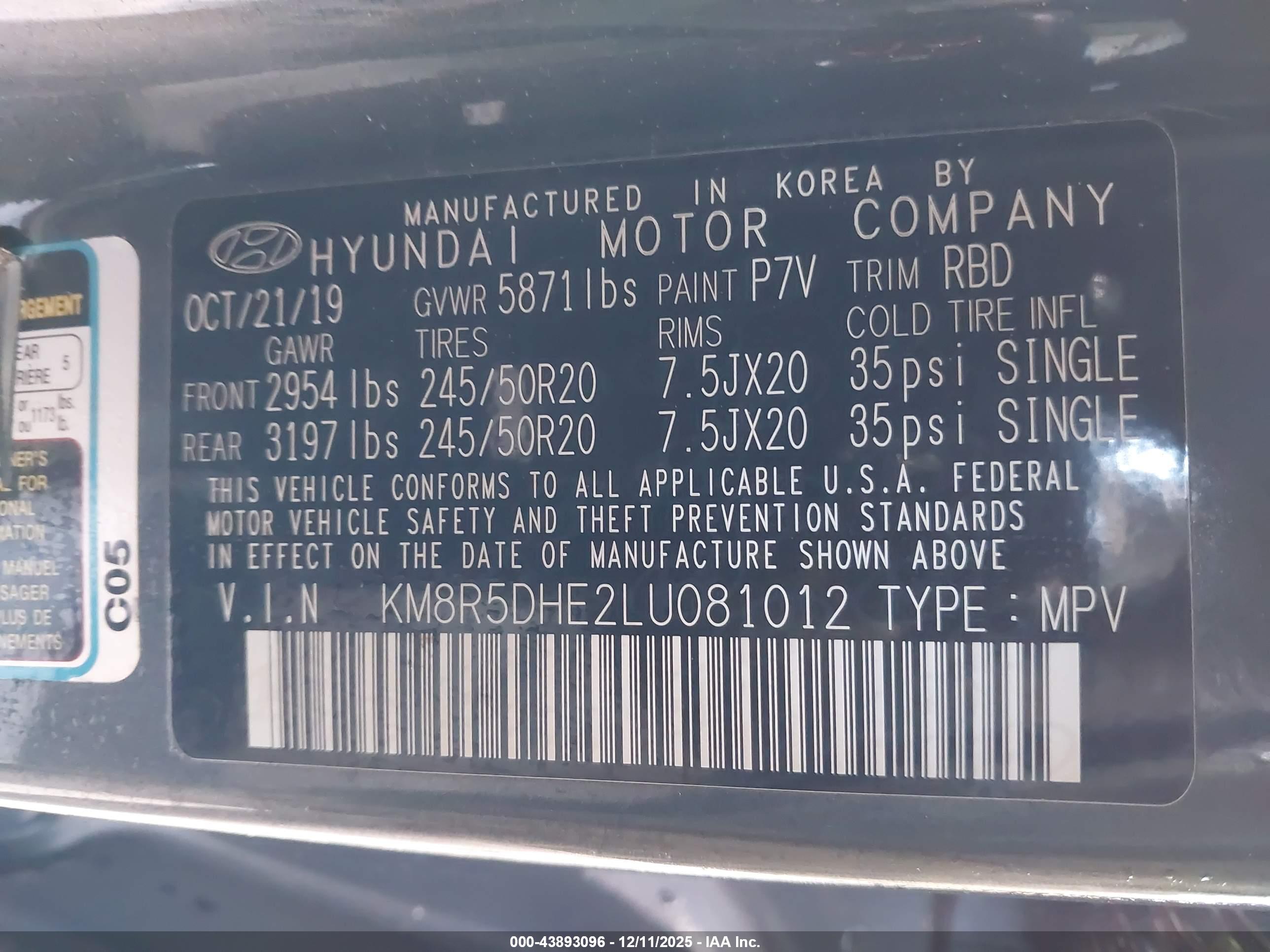 HYUNDAI PALISADE image 9