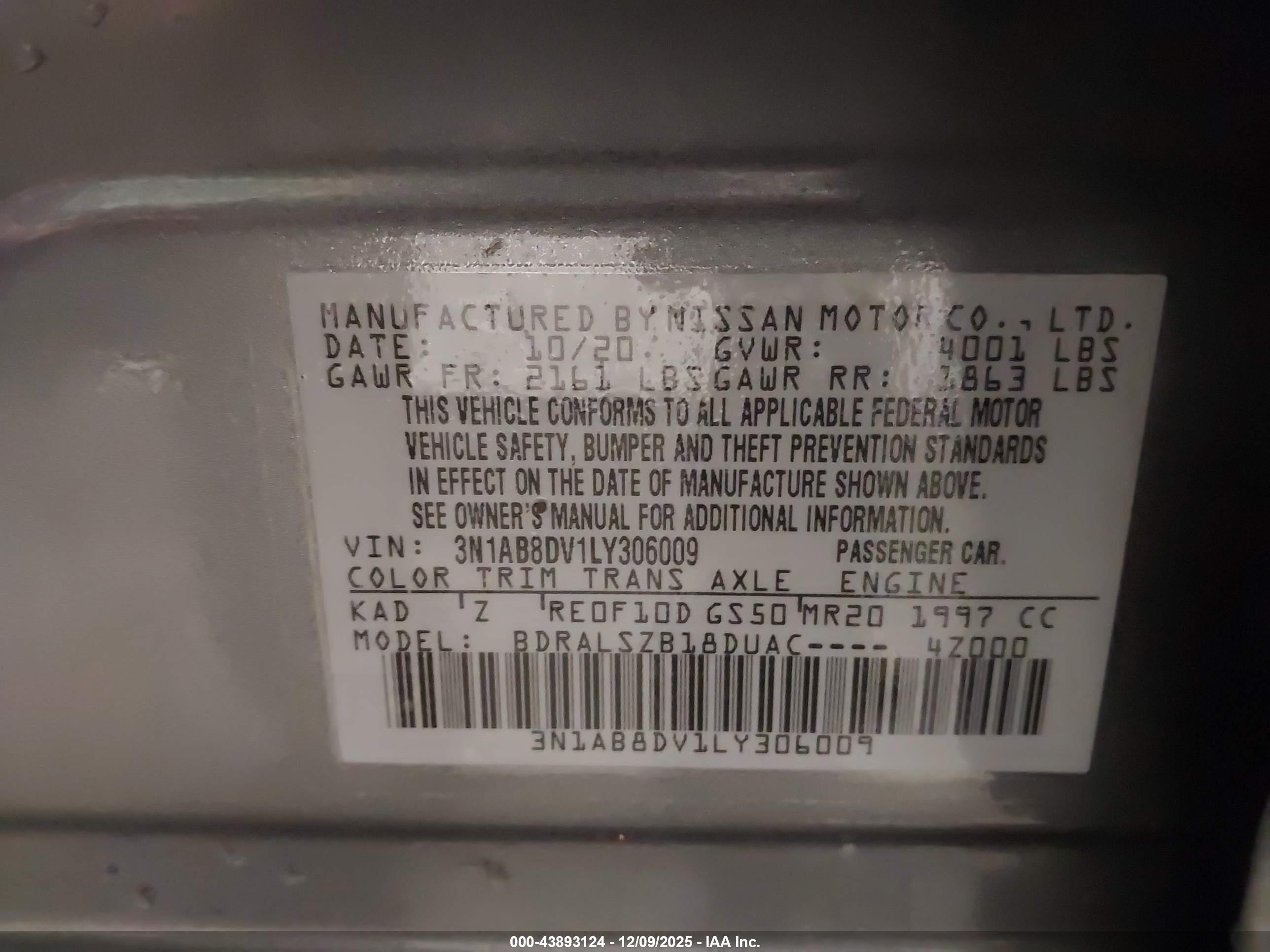 NISSAN SENTRA image 9