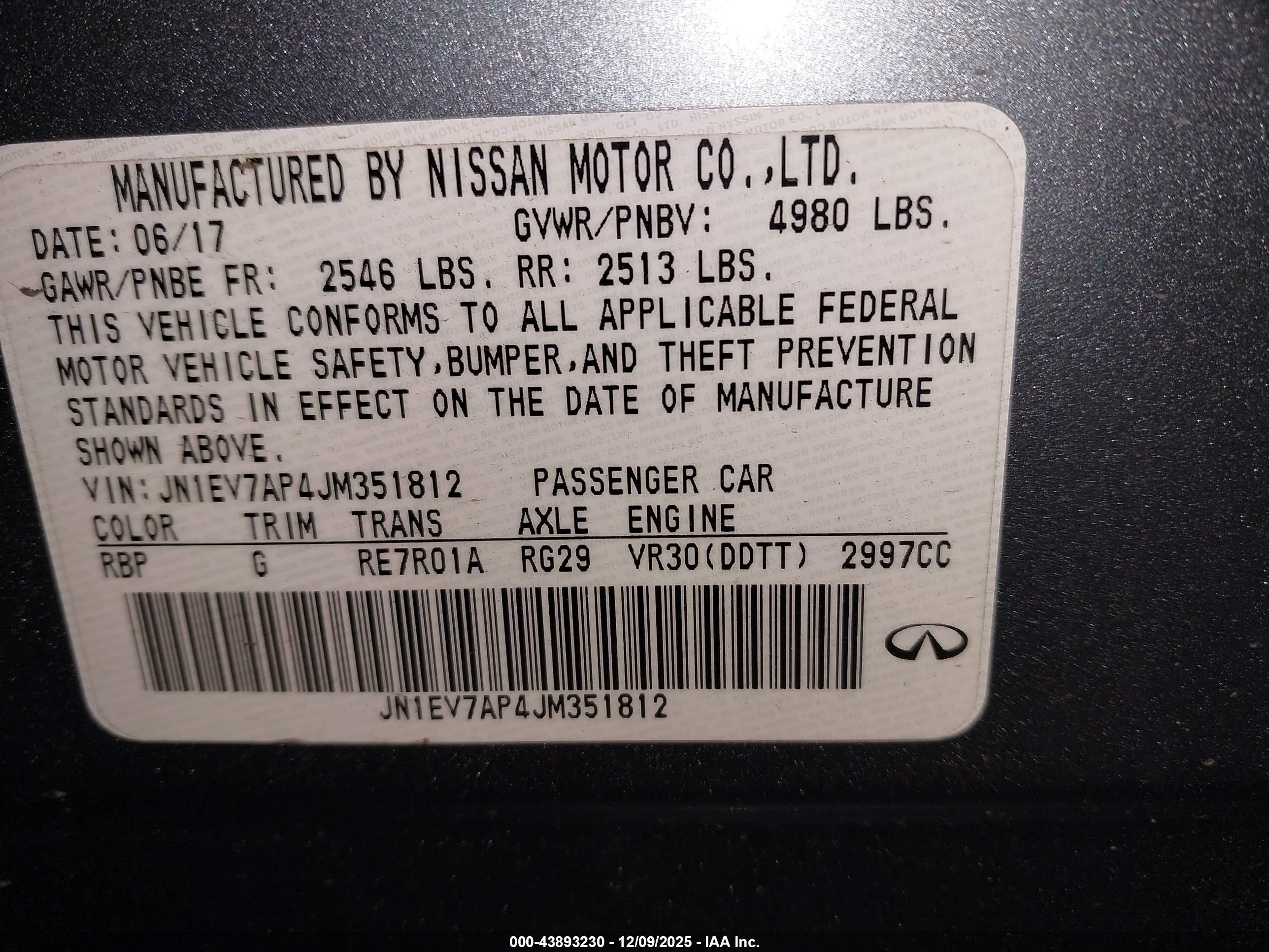 INFINITI Q50 image 9