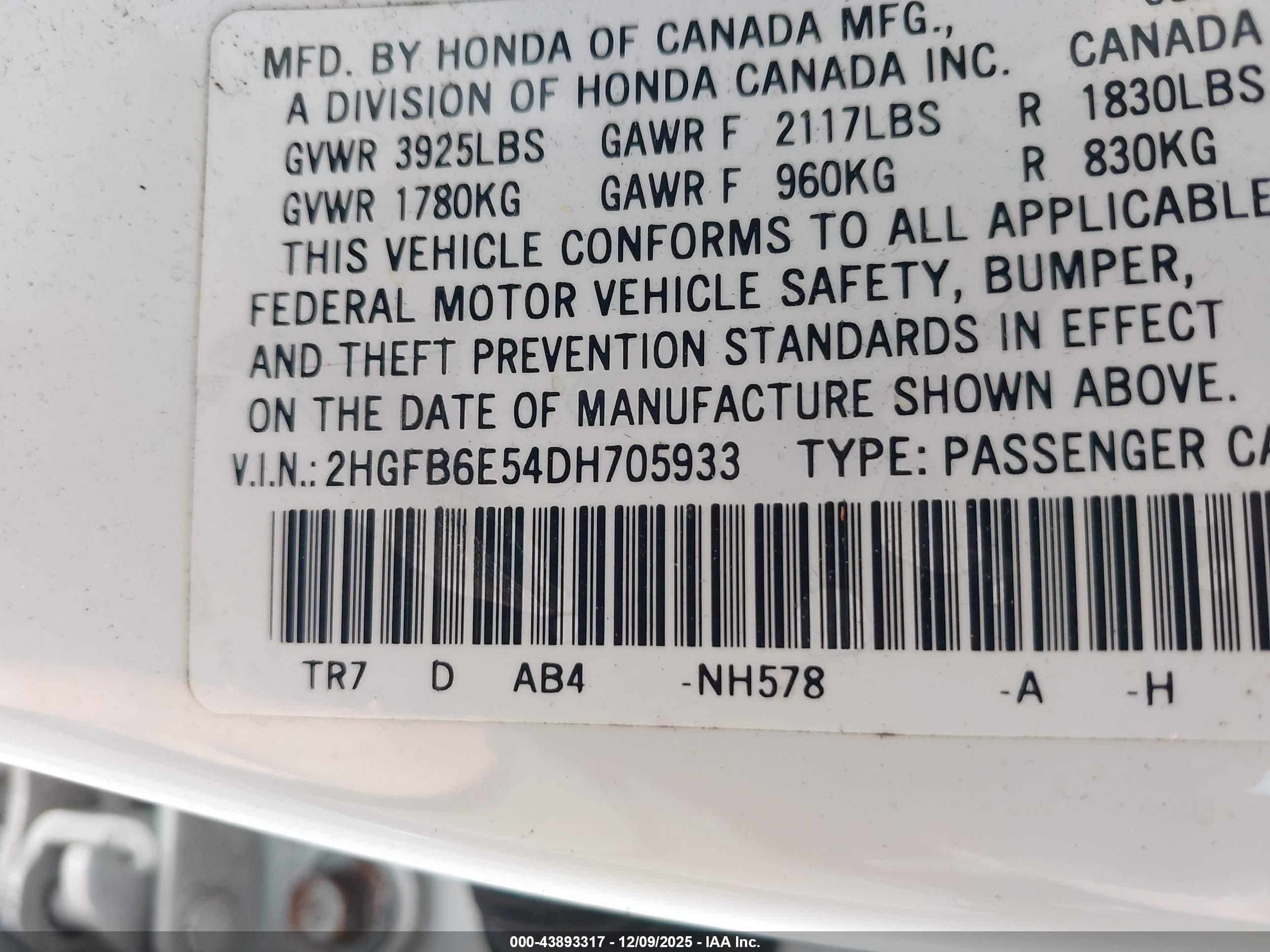HONDA CIVIC image 9