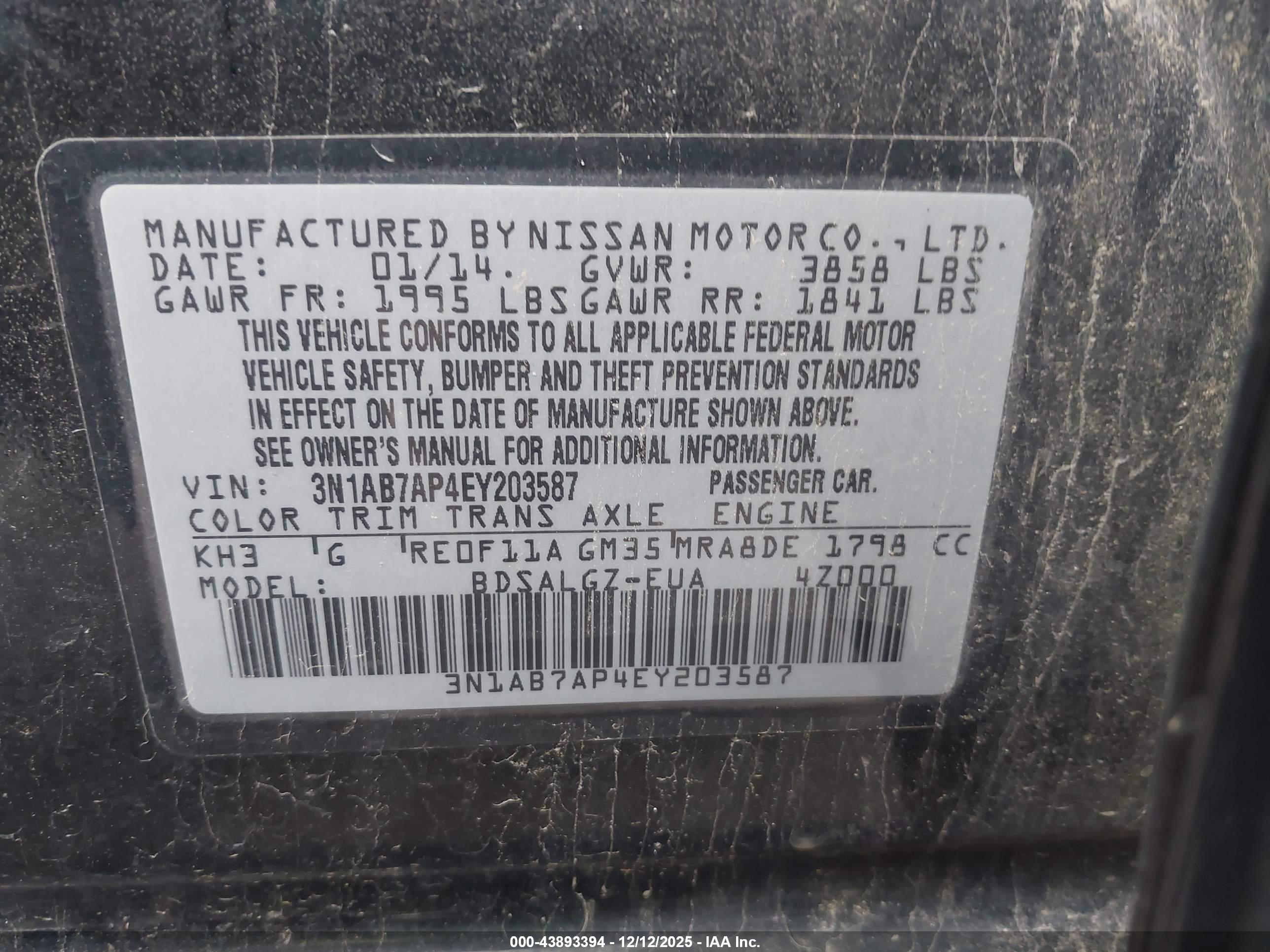 NISSAN SENTRA image 9