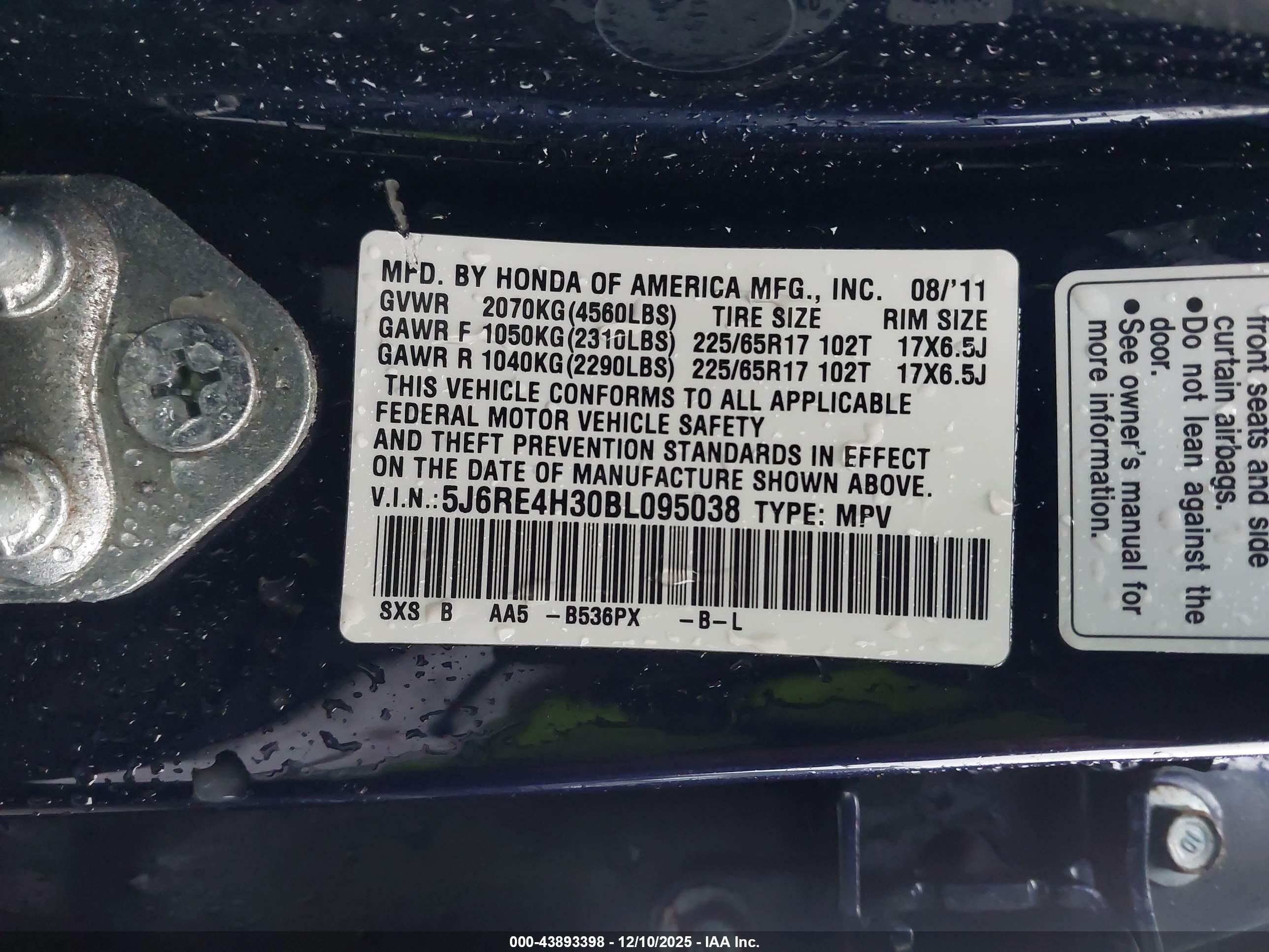 HONDA CR-V image 9