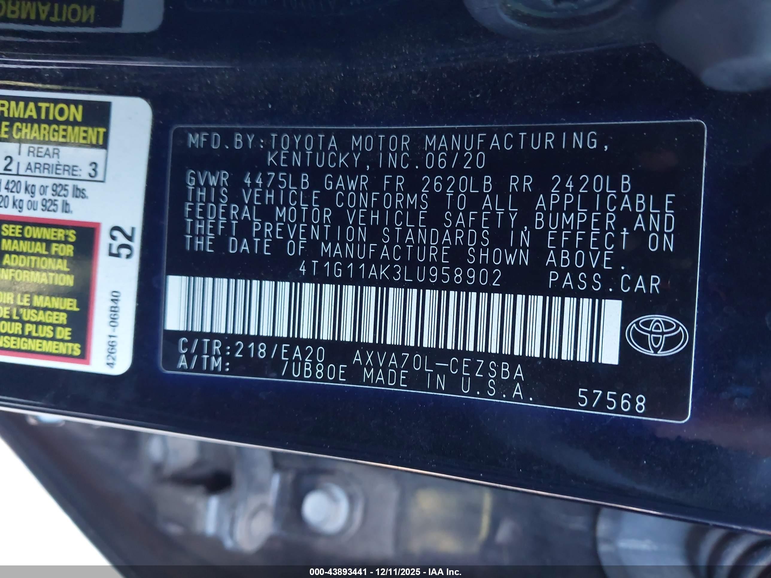 TOYOTA CAMRY image 9