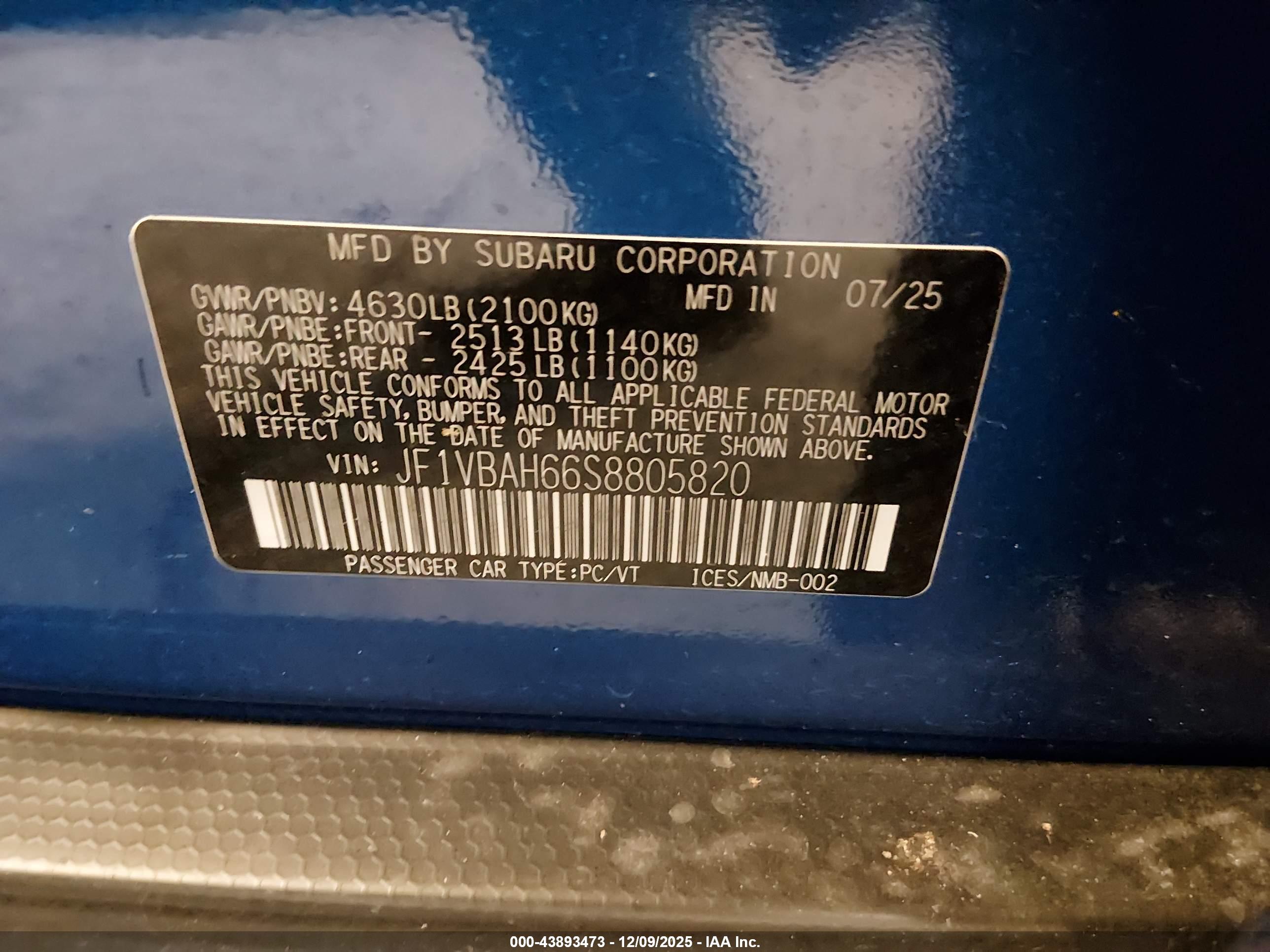 SUBARU WRX image 9