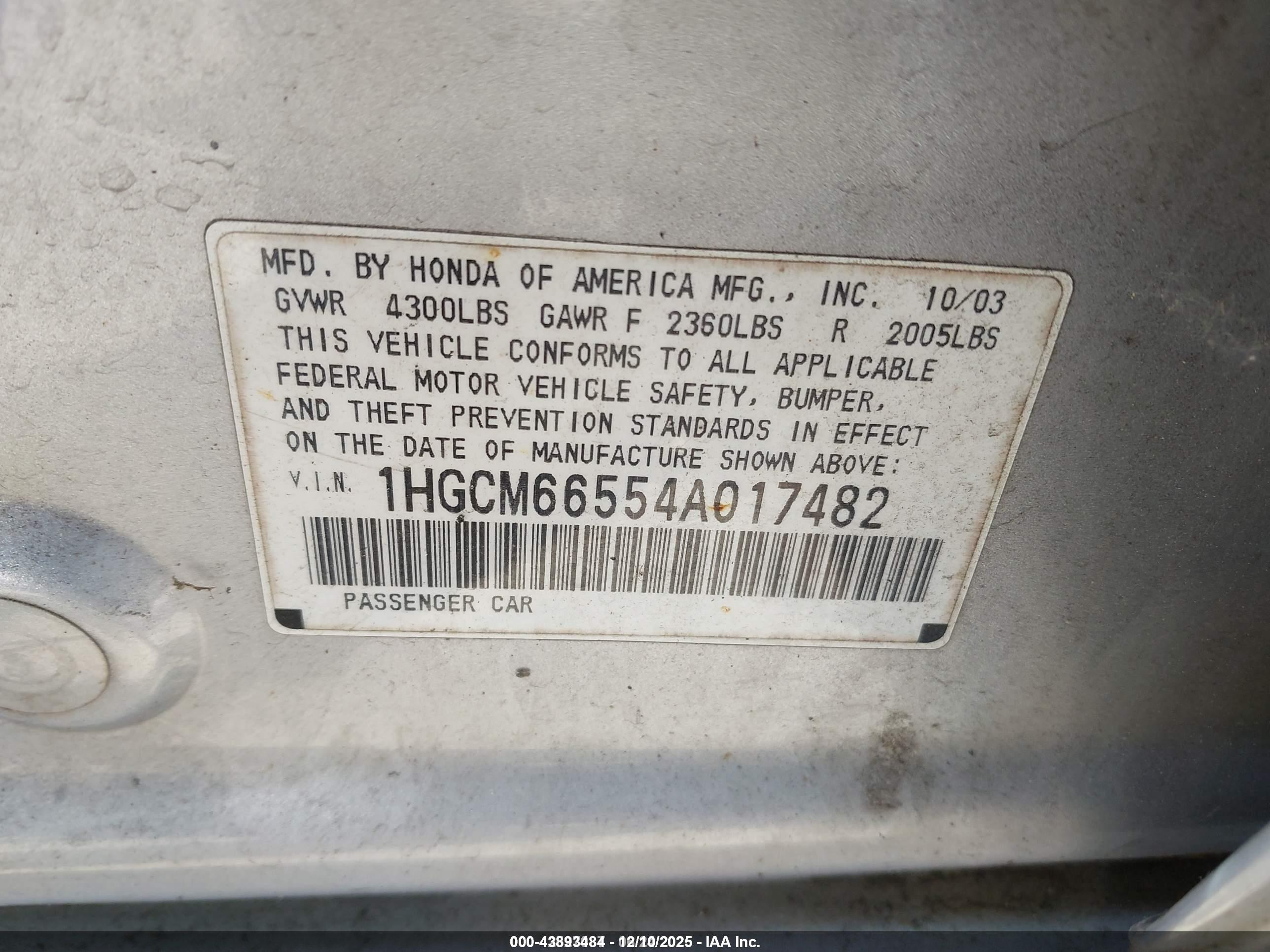 HONDA ACCORD image 9
