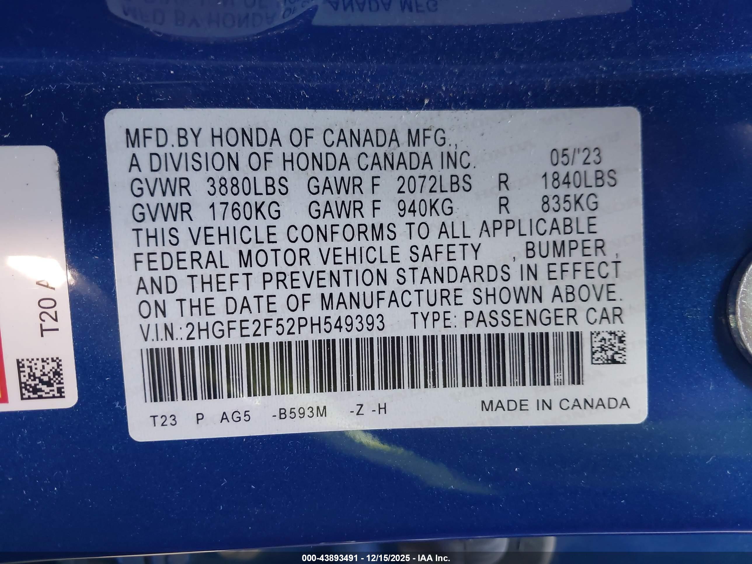 HONDA CIVIC image 9