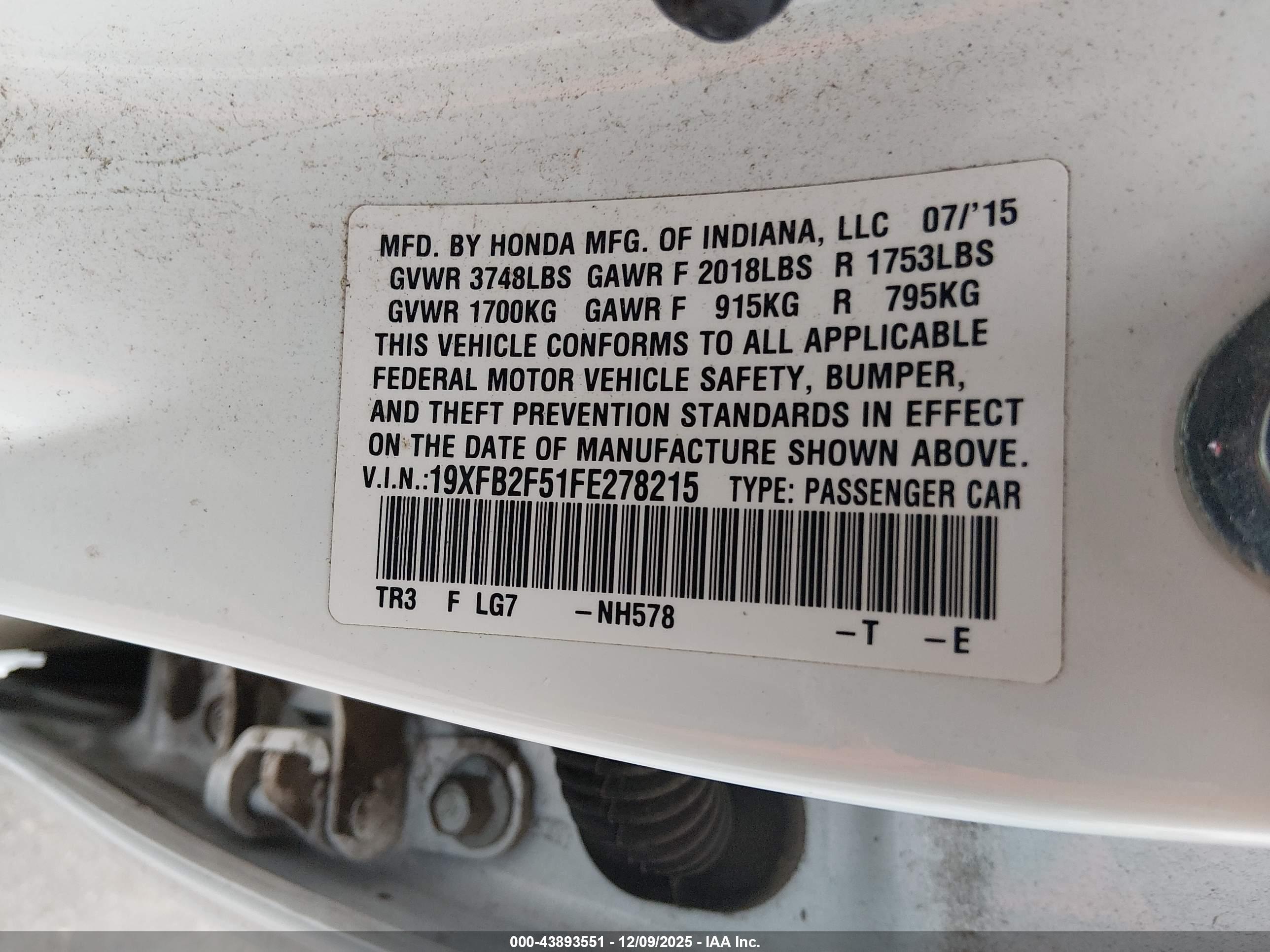 HONDA CIVIC image 9