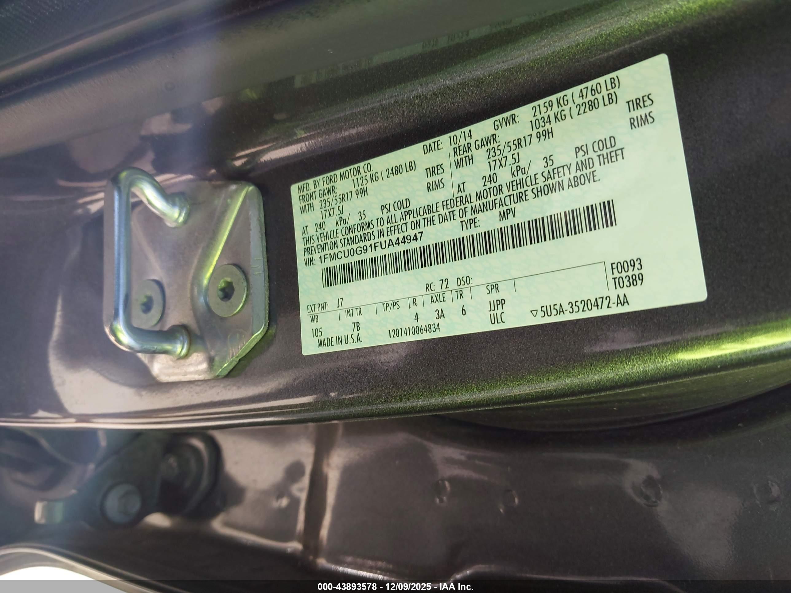 FORD ESCAPE image 9