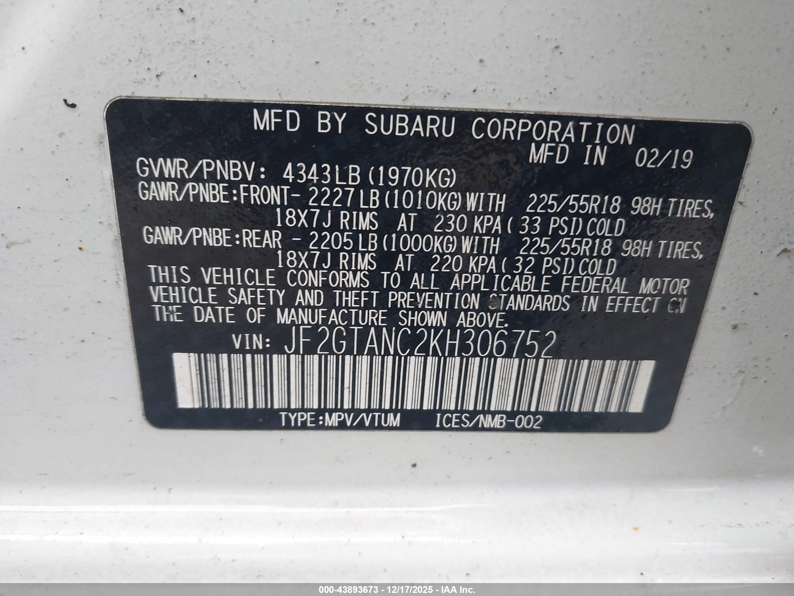 SUBARU CROSSTREK image 9