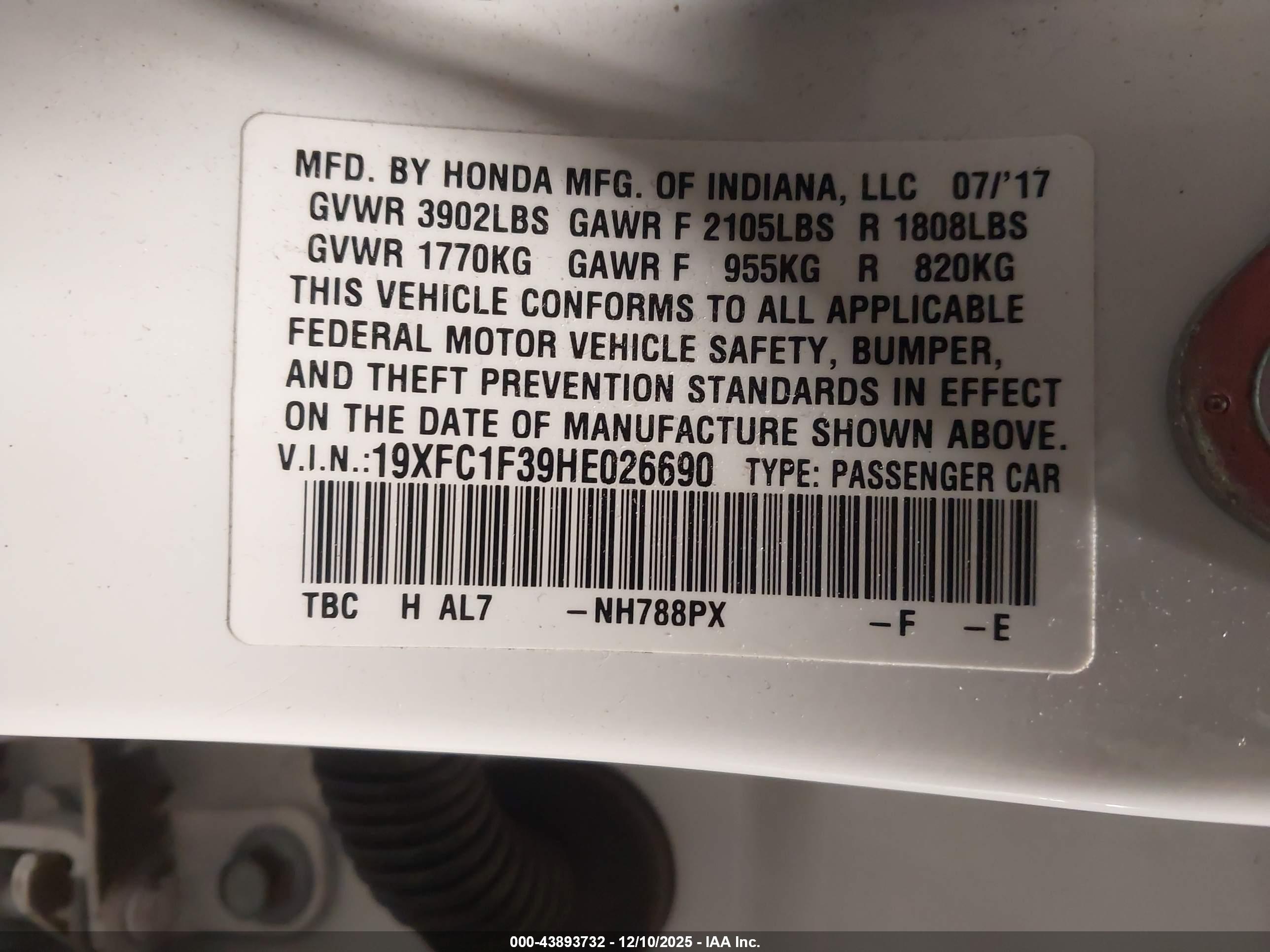 HONDA CIVIC image 9