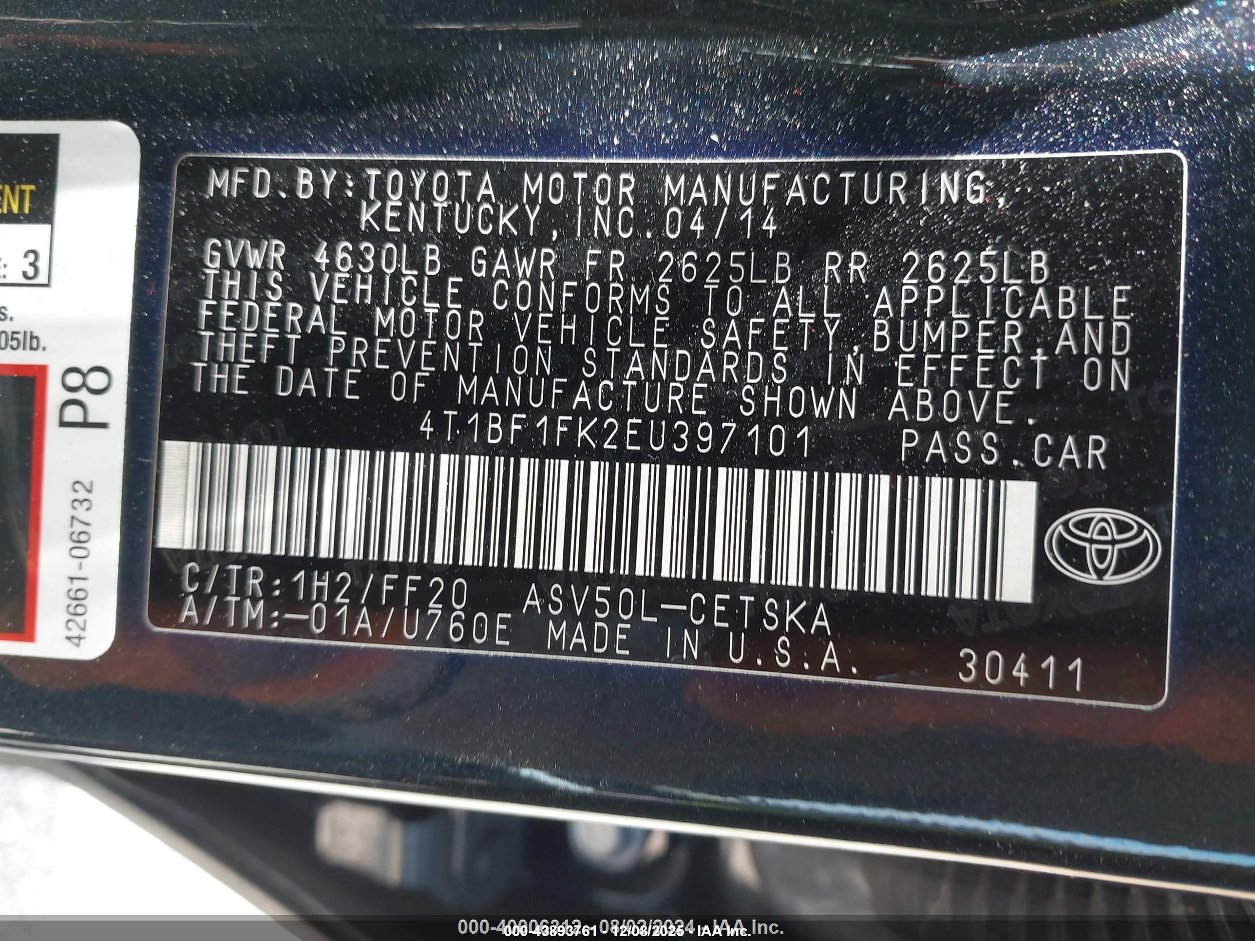 TOYOTA CAMRY image 9
