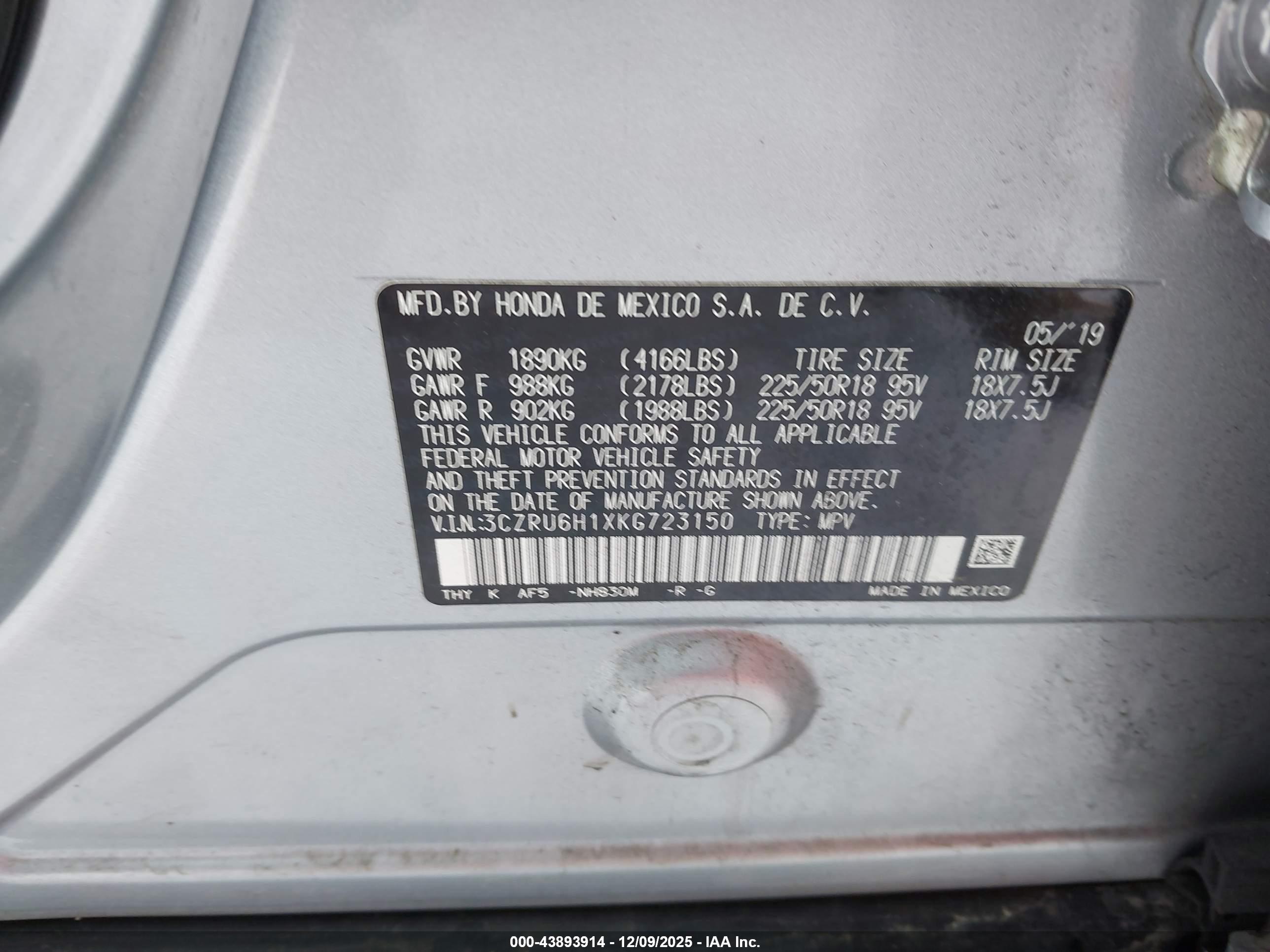 HONDA HR-V image 9