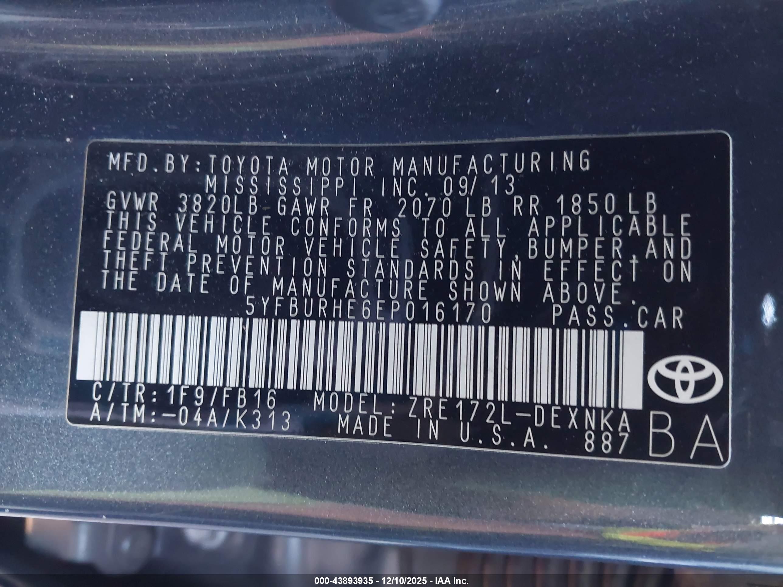 TOYOTA COROLLA image 9