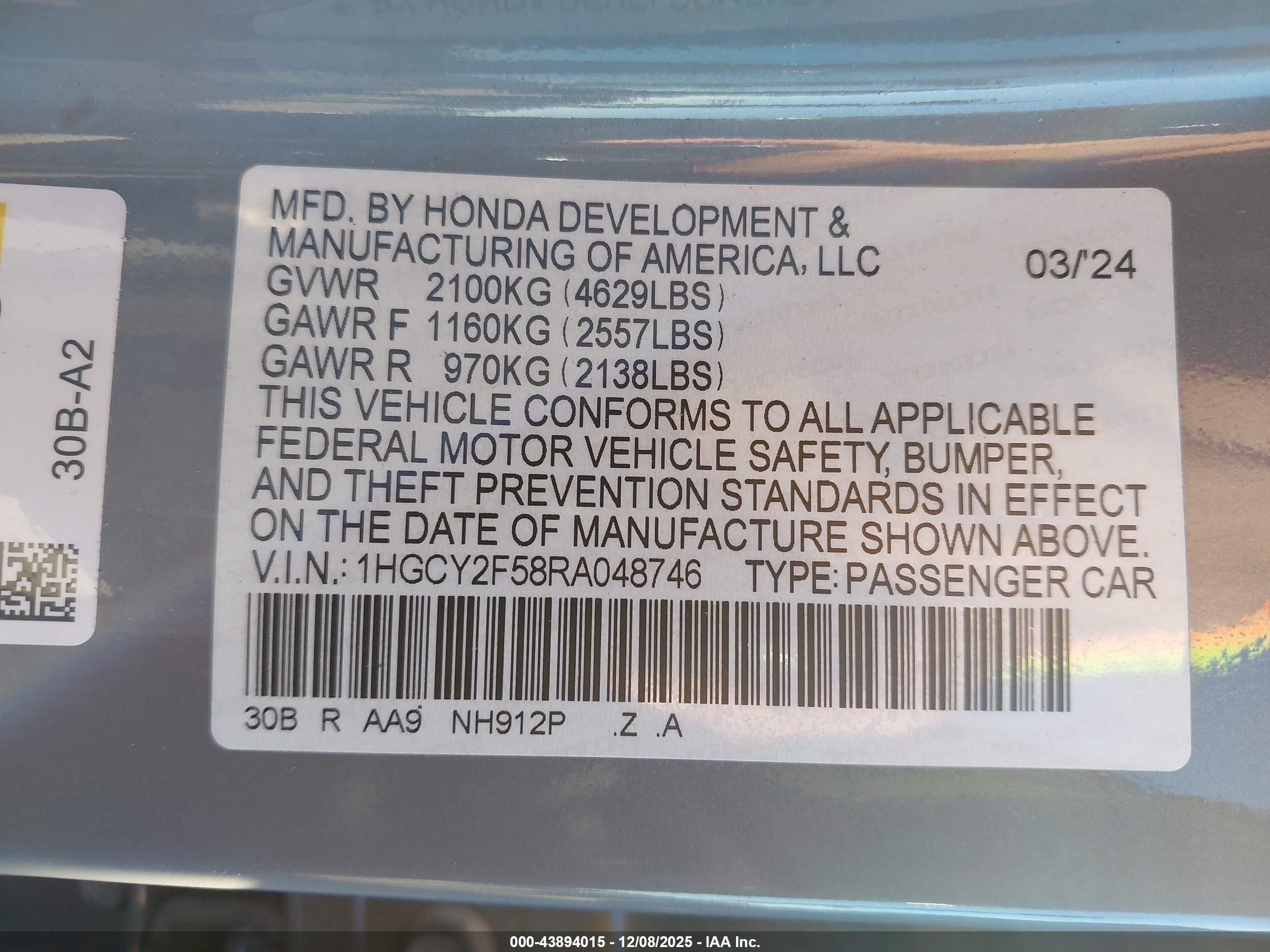 HONDA ACCORD image 9
