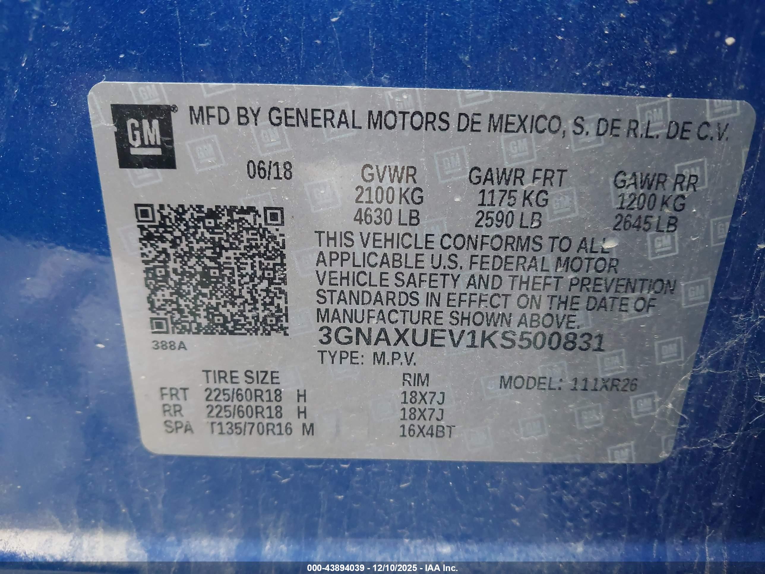 CHEVROLET EQUINOX image 9