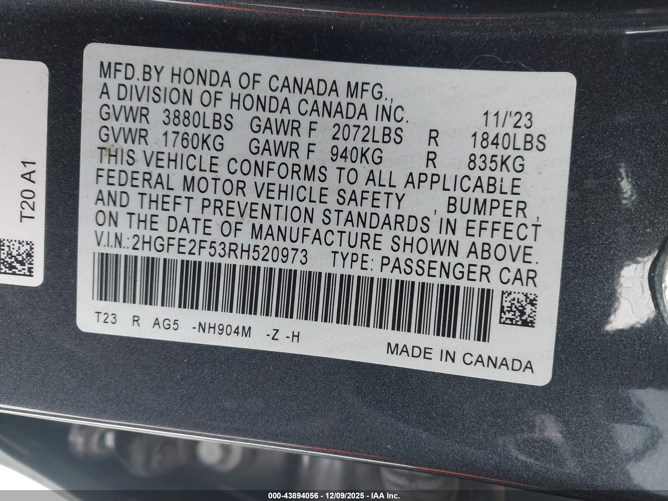HONDA CIVIC image 9
