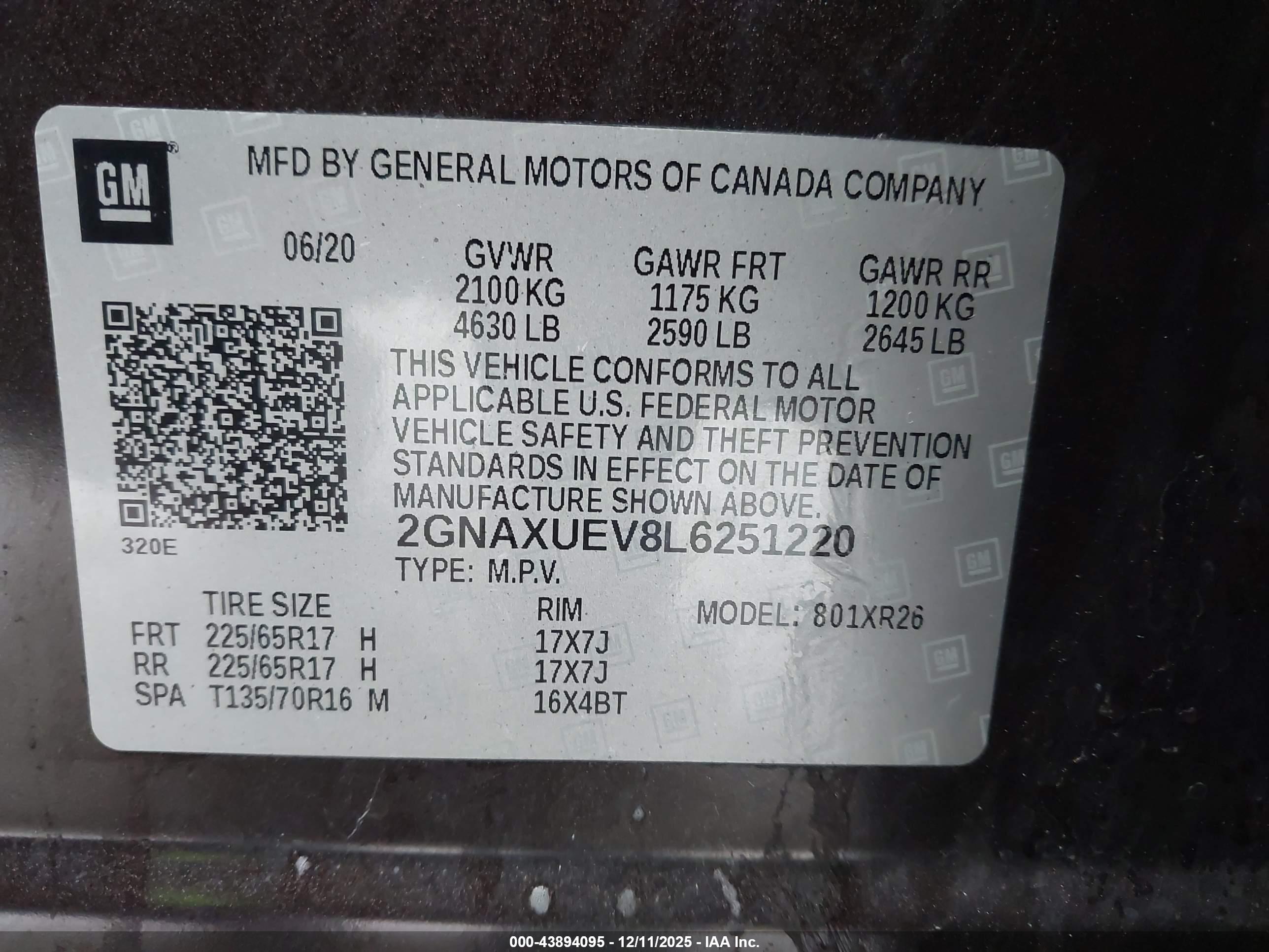 CHEVROLET EQUINOX image 9
