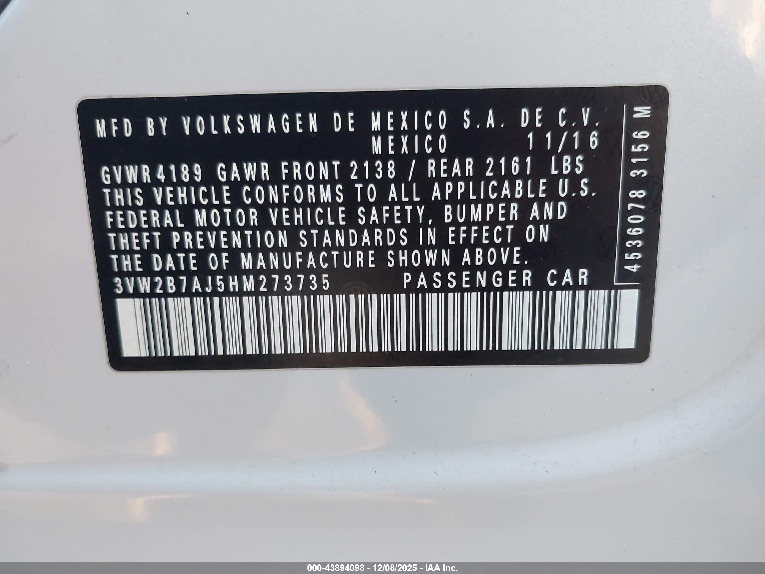 VOLKSWAGEN JETTA image 9