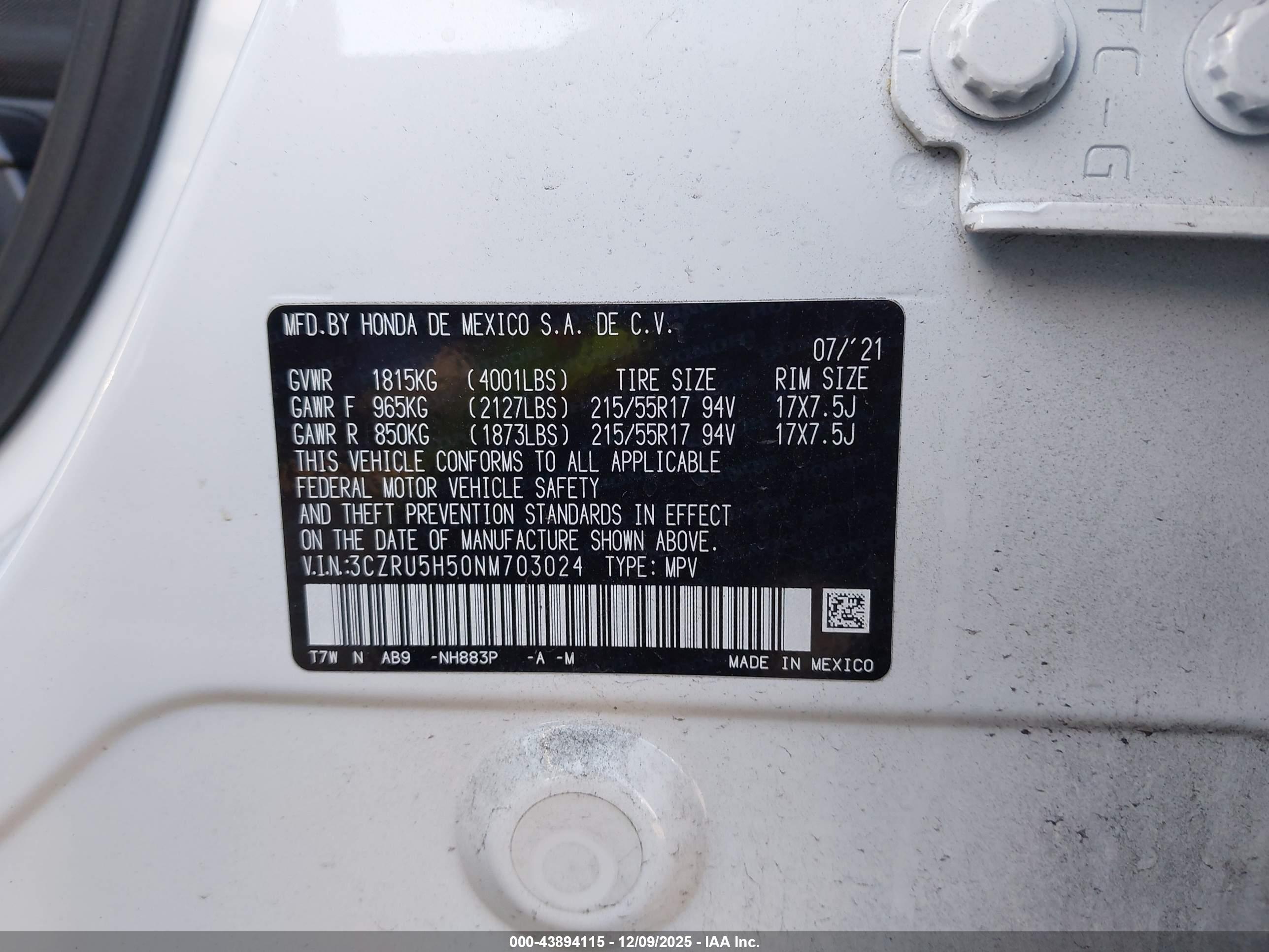 HONDA HR-V image 9