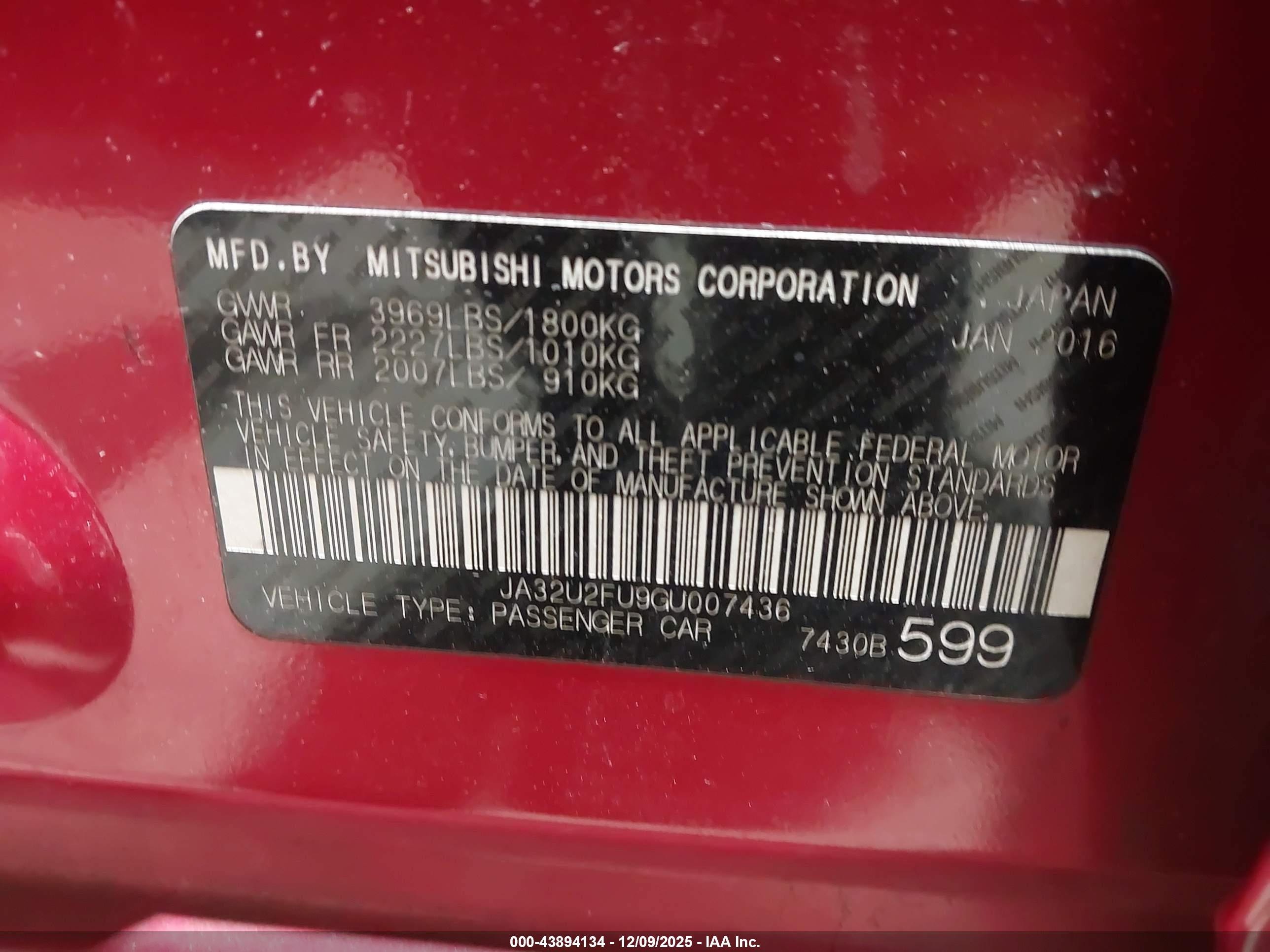 MITSUBISHI LANCER image 9