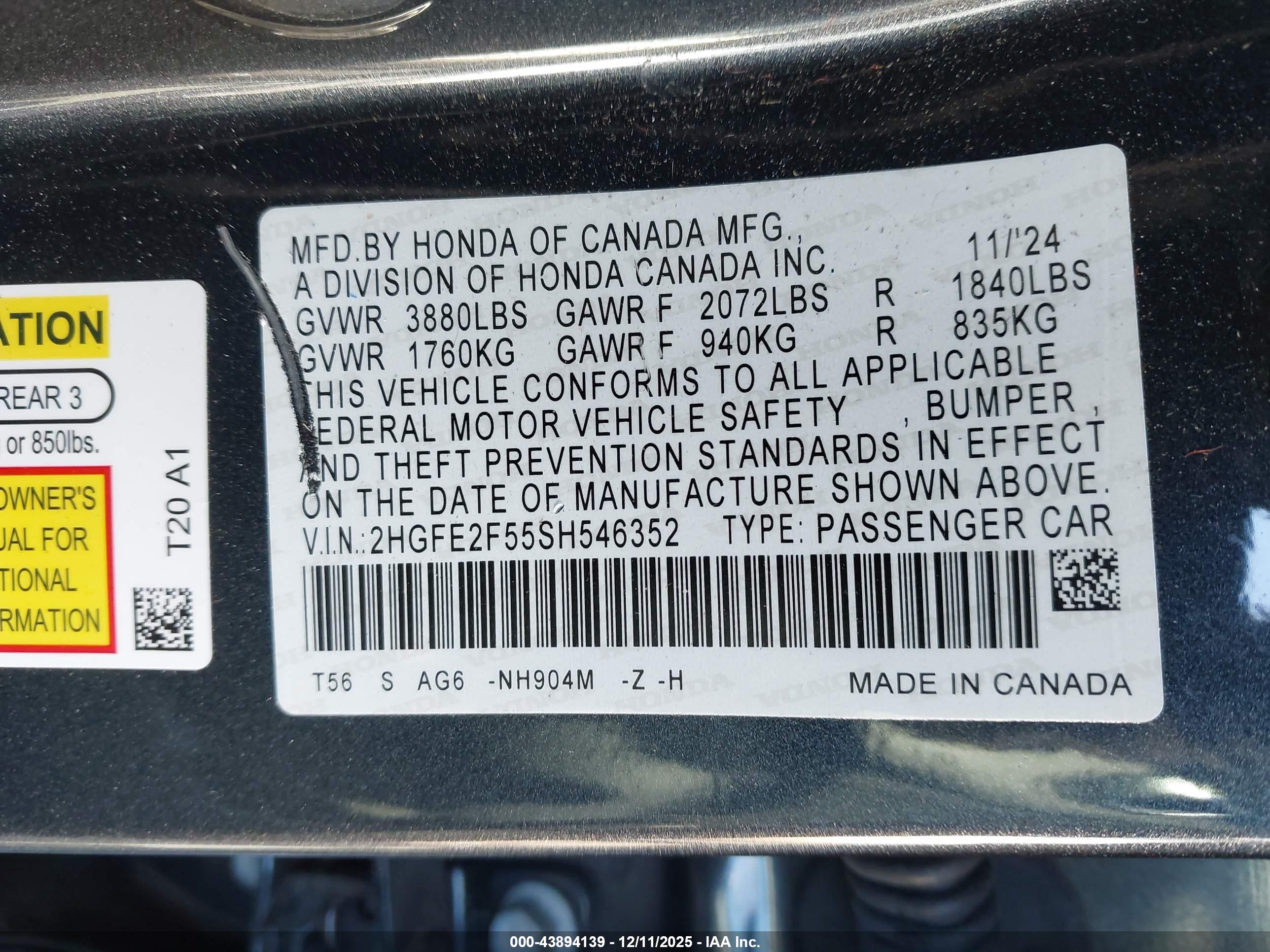 HONDA CIVIC image 9