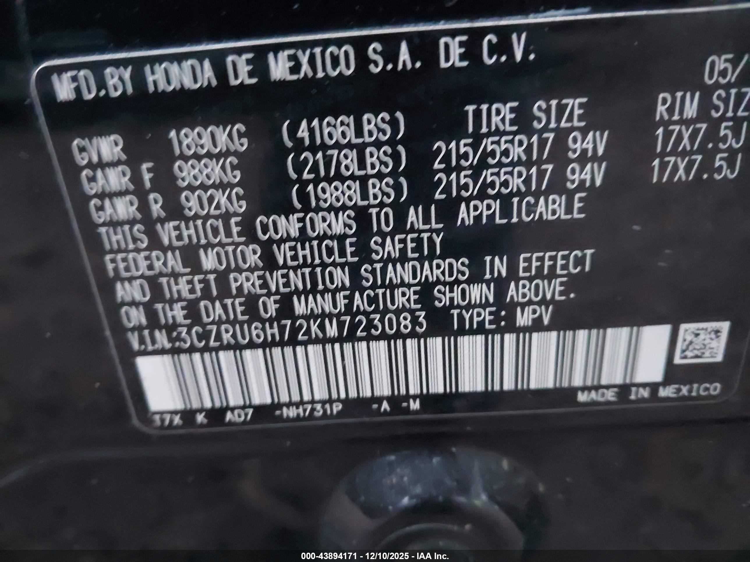 HONDA HR-V image 9