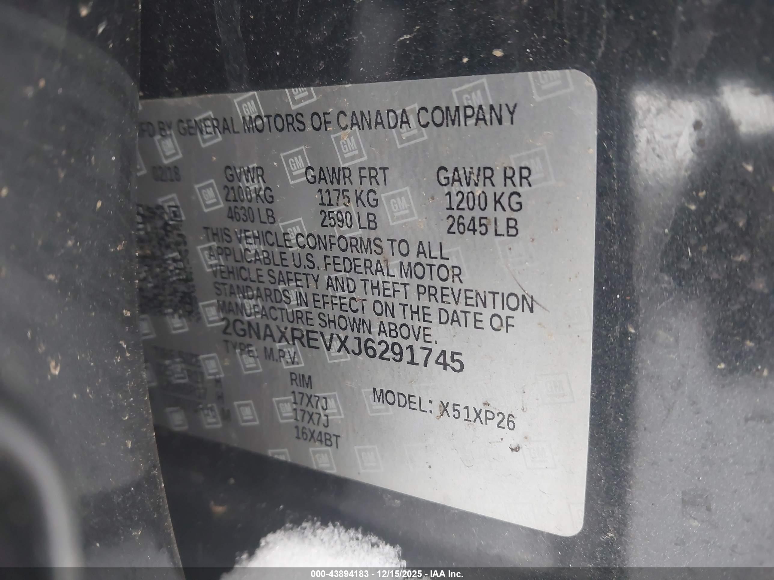 CHEVROLET EQUINOX image 9