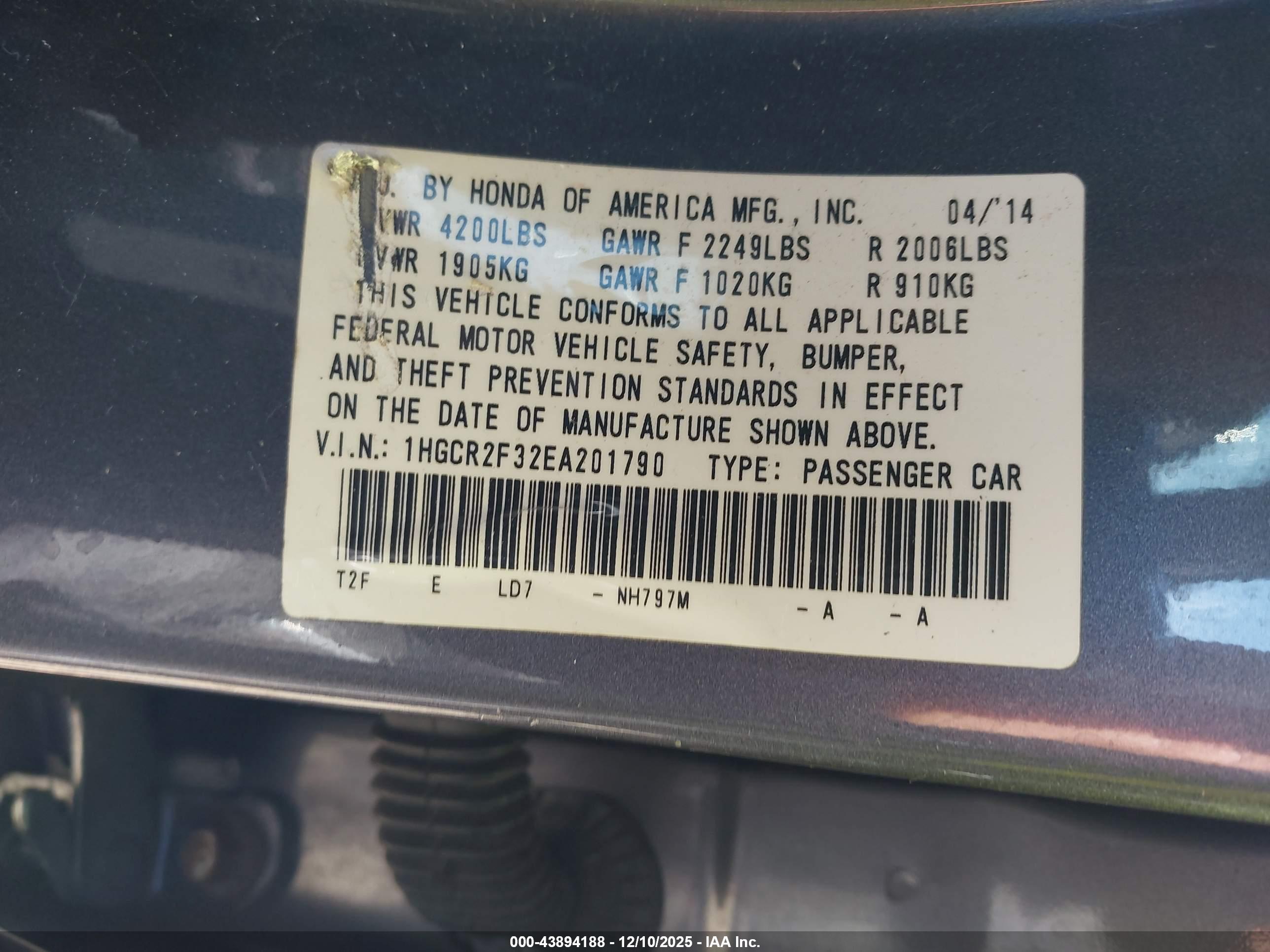 HONDA ACCORD image 9