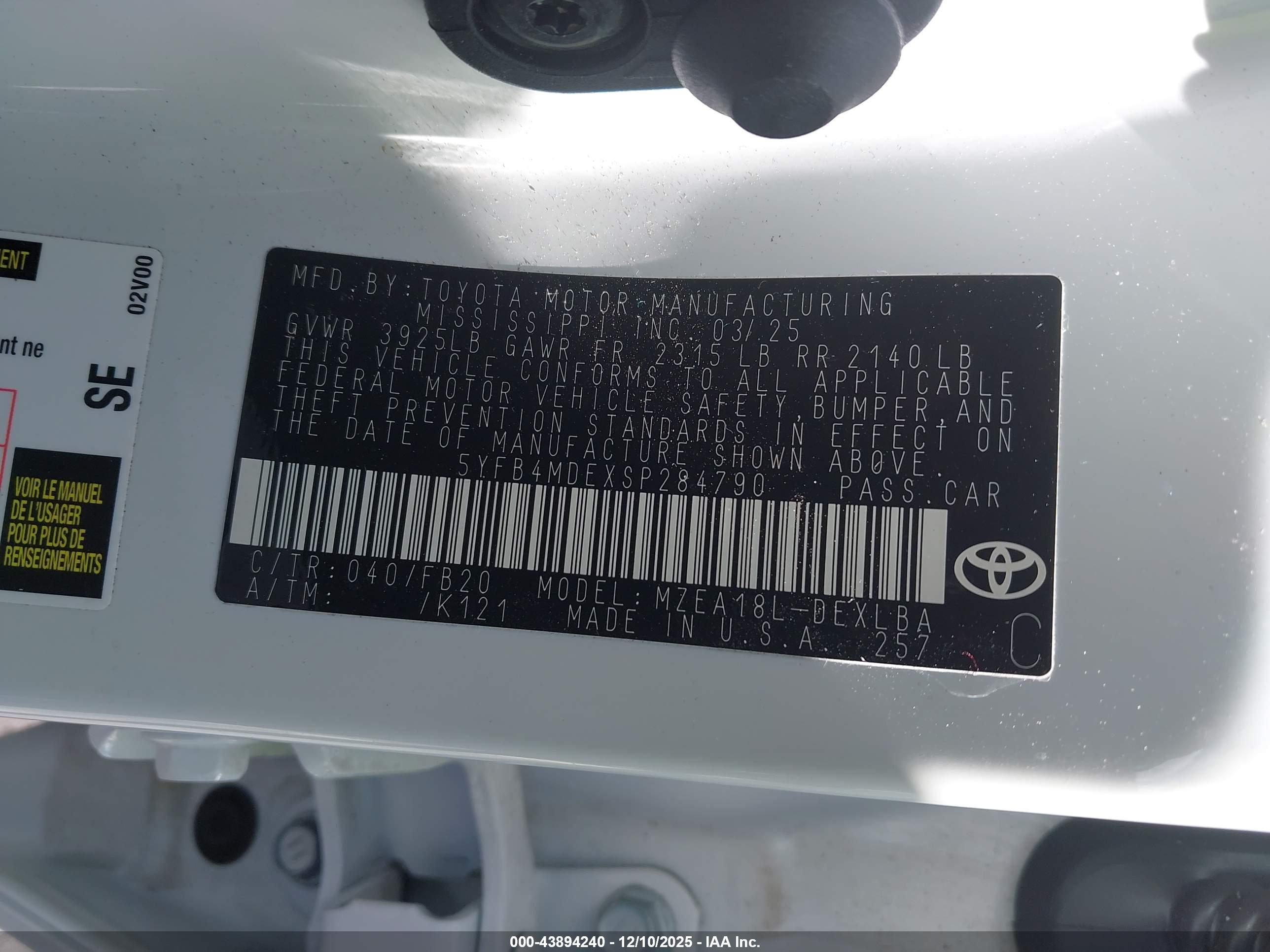 TOYOTA COROLLA image 9