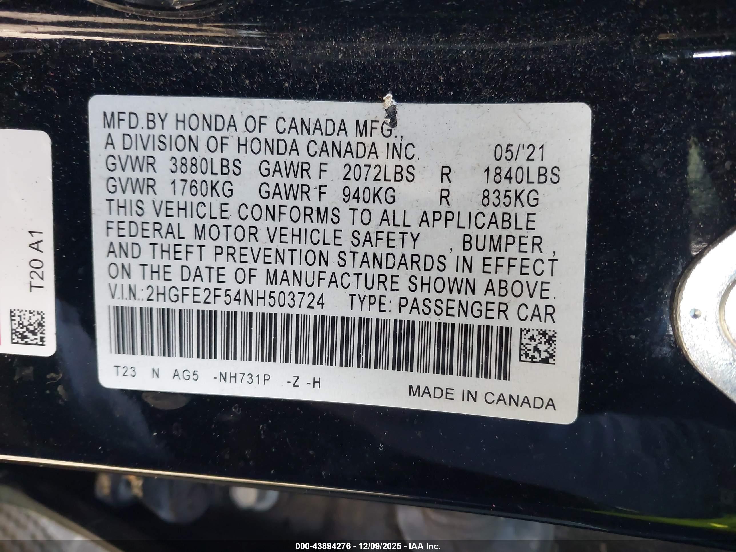 HONDA CIVIC image 9