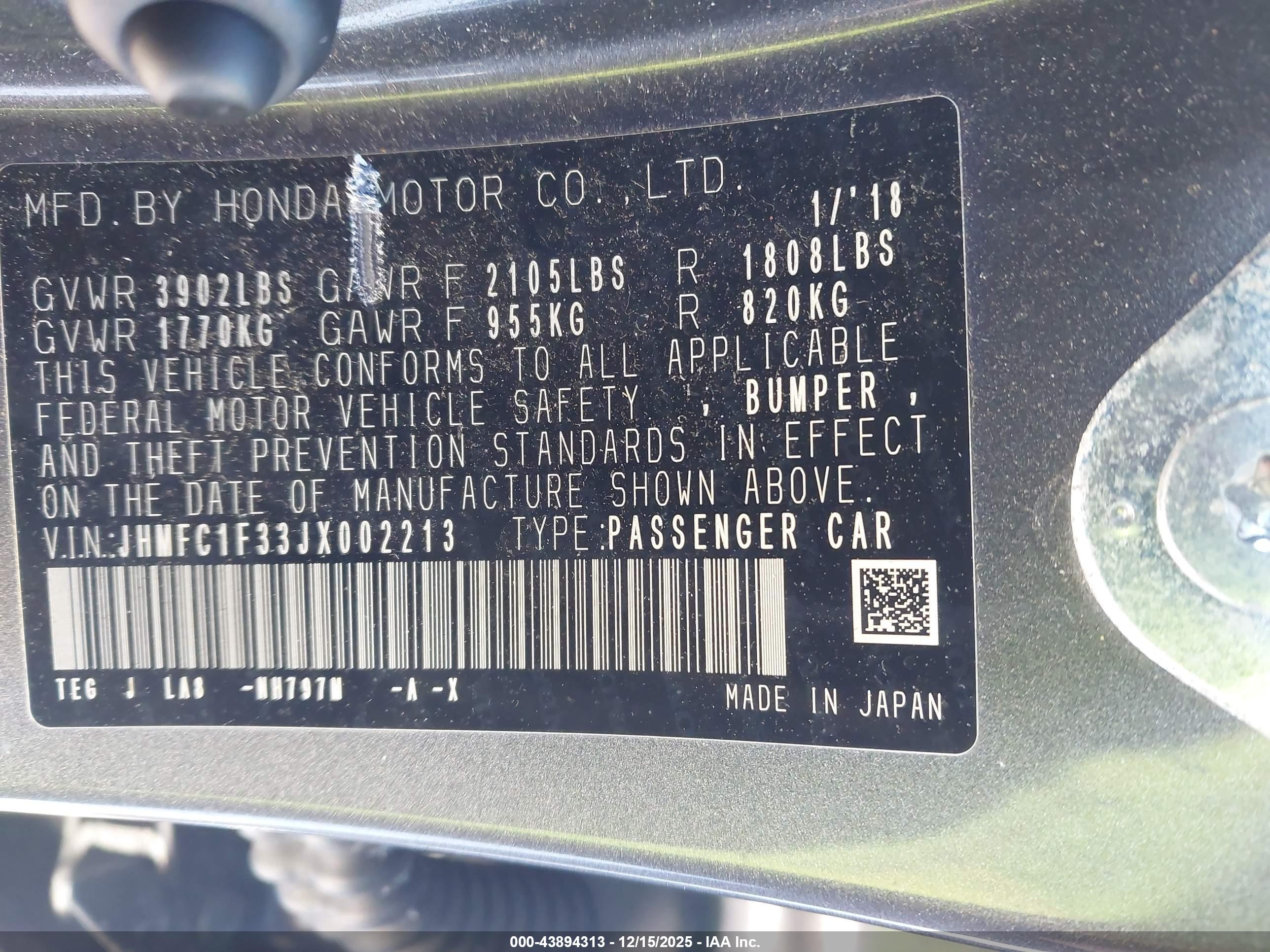 HONDA CIVIC image 9