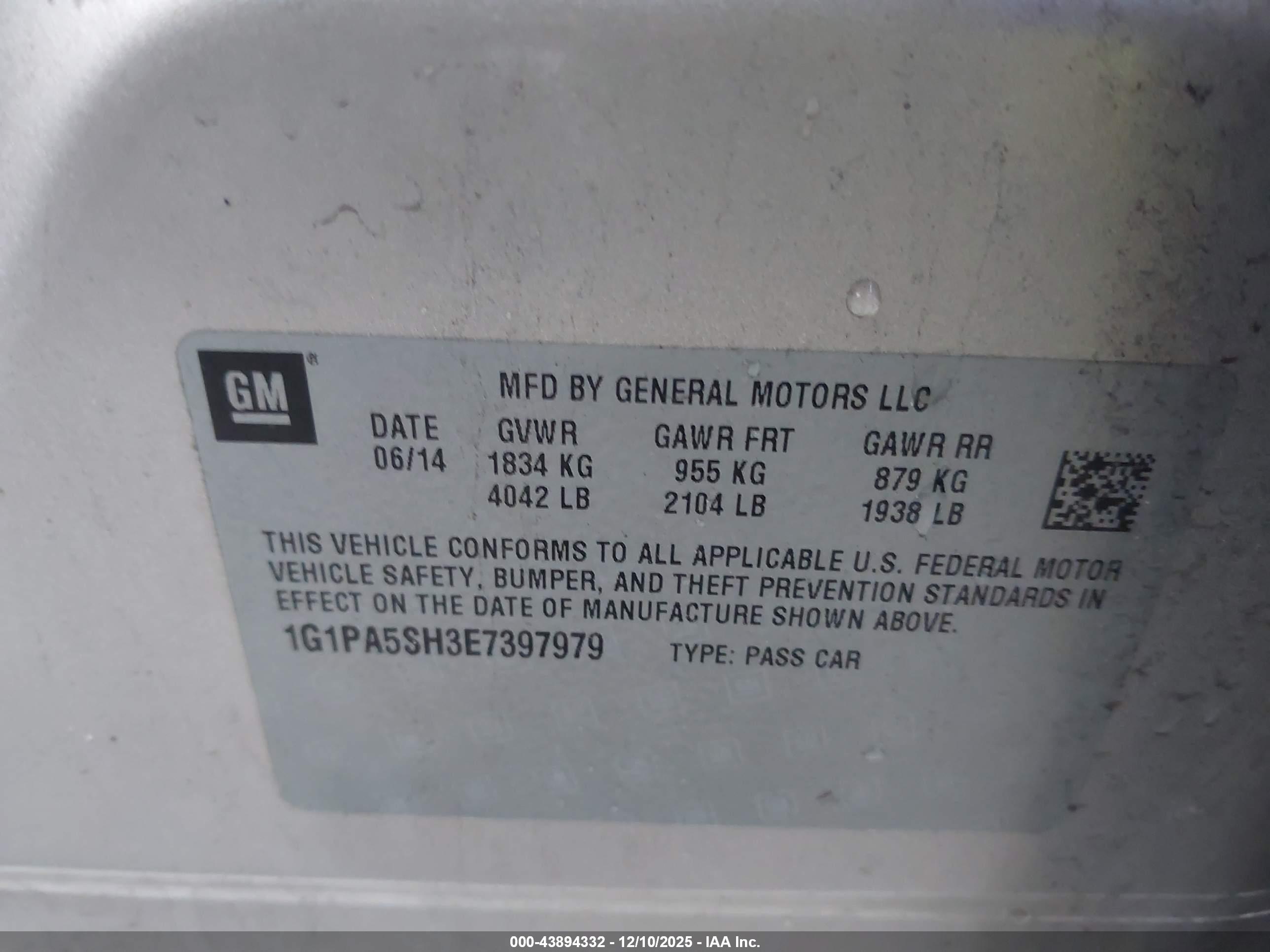 CHEVROLET CRUZE image 9