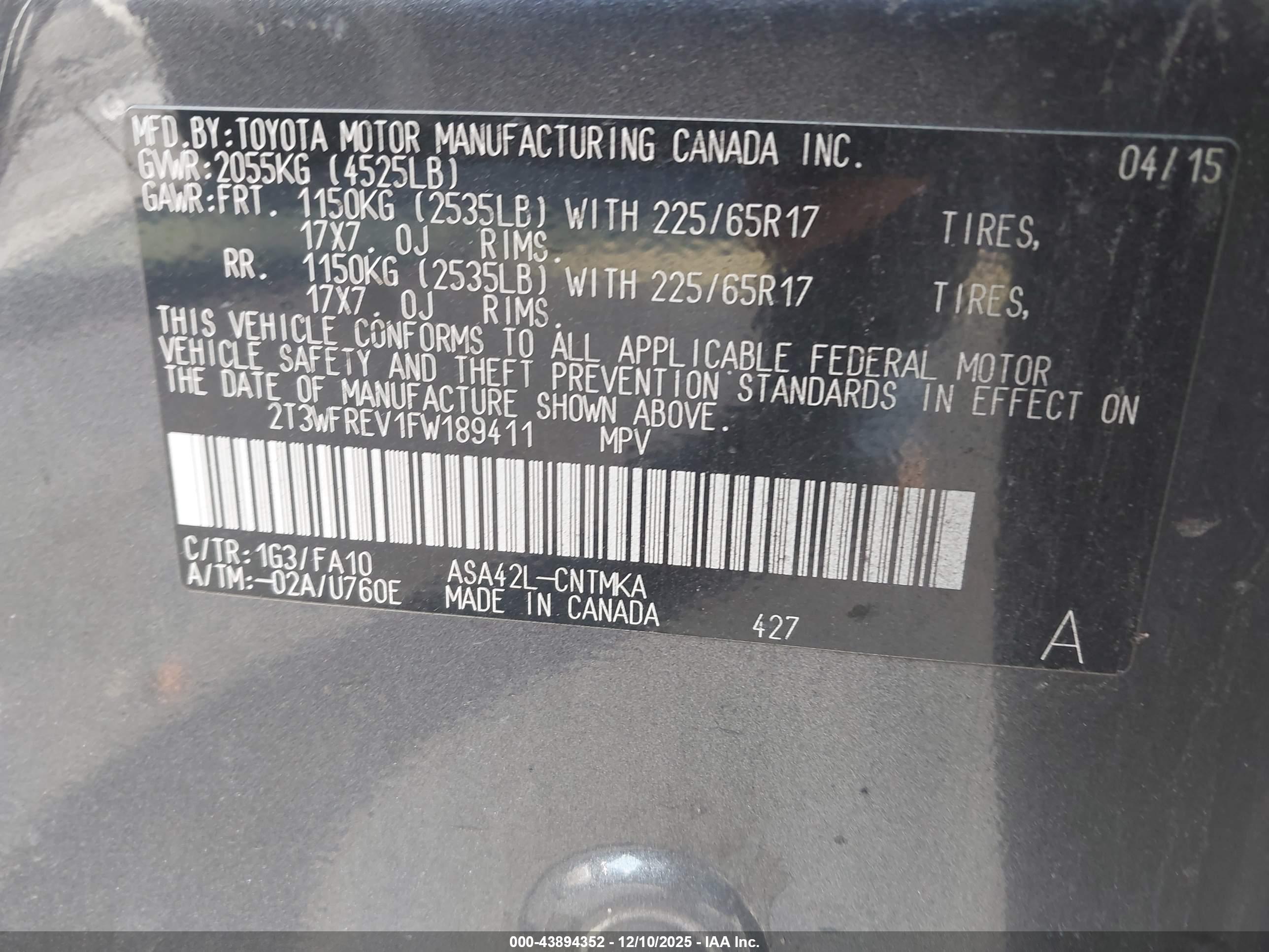 TOYOTA RAV4 image 9