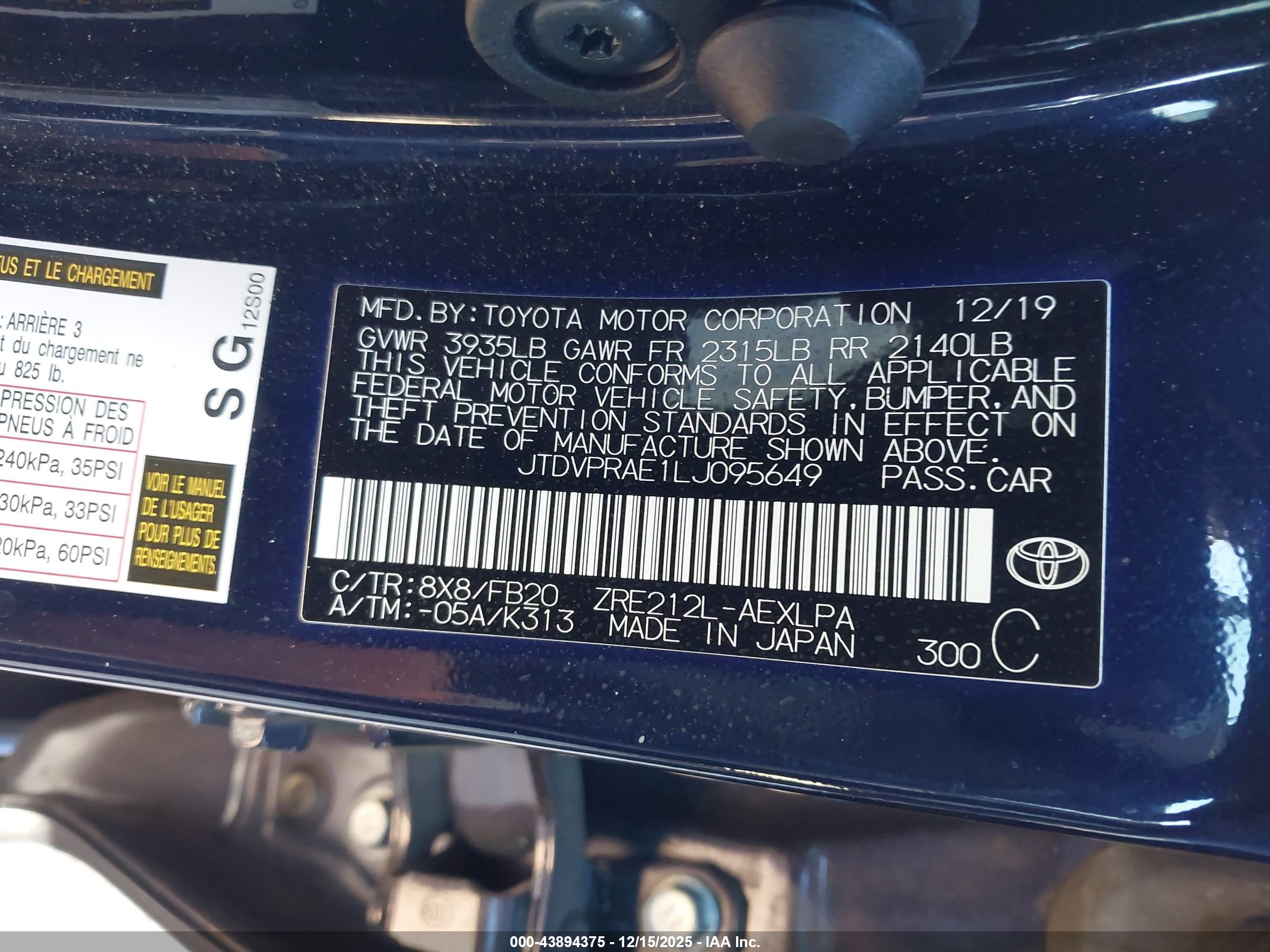 TOYOTA COROLLA image 9