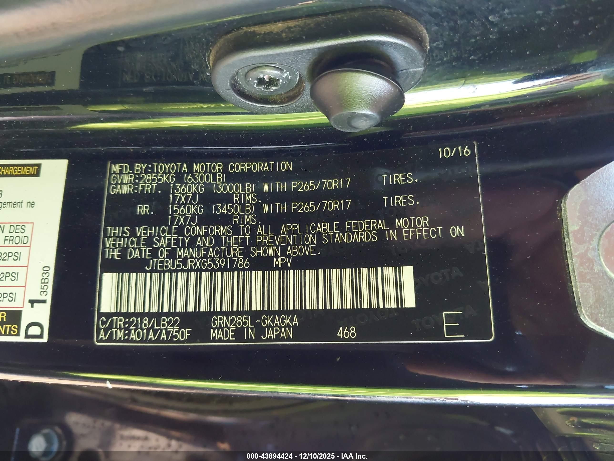 TOYOTA 4RUNNER image 9