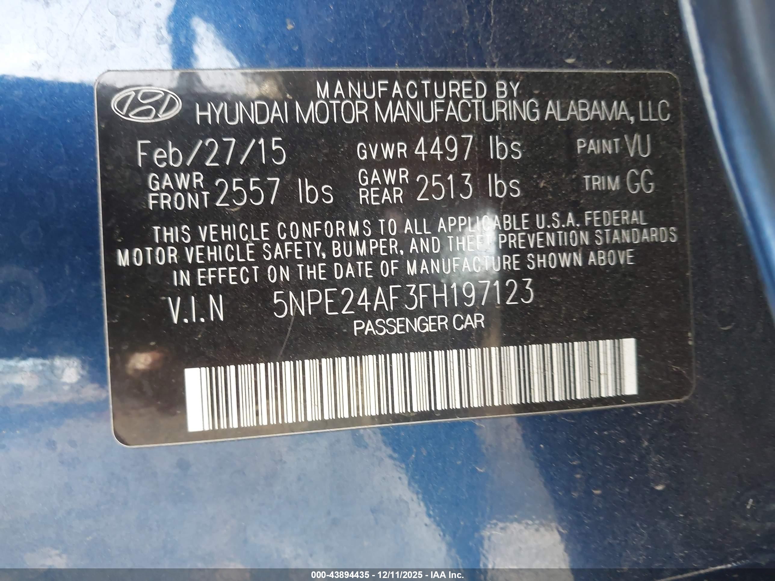HYUNDAI SONATA image 9