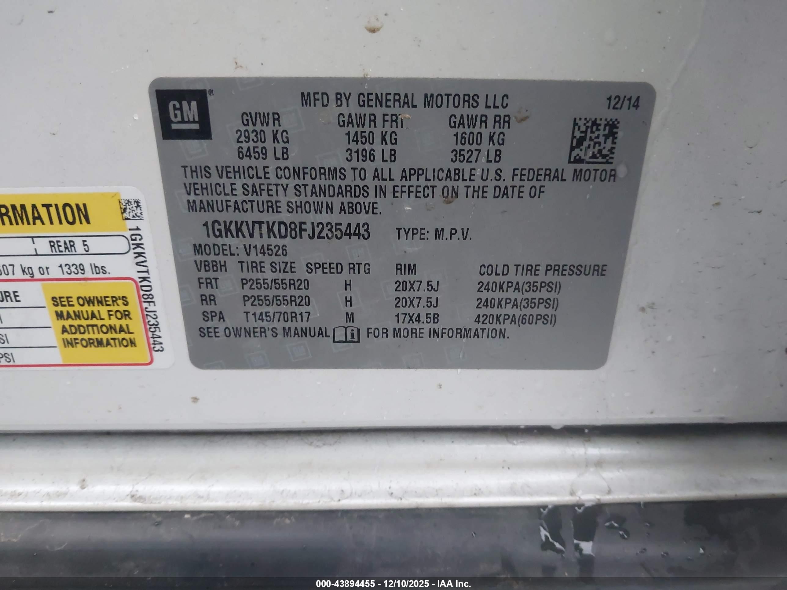GMC ACADIA image 9