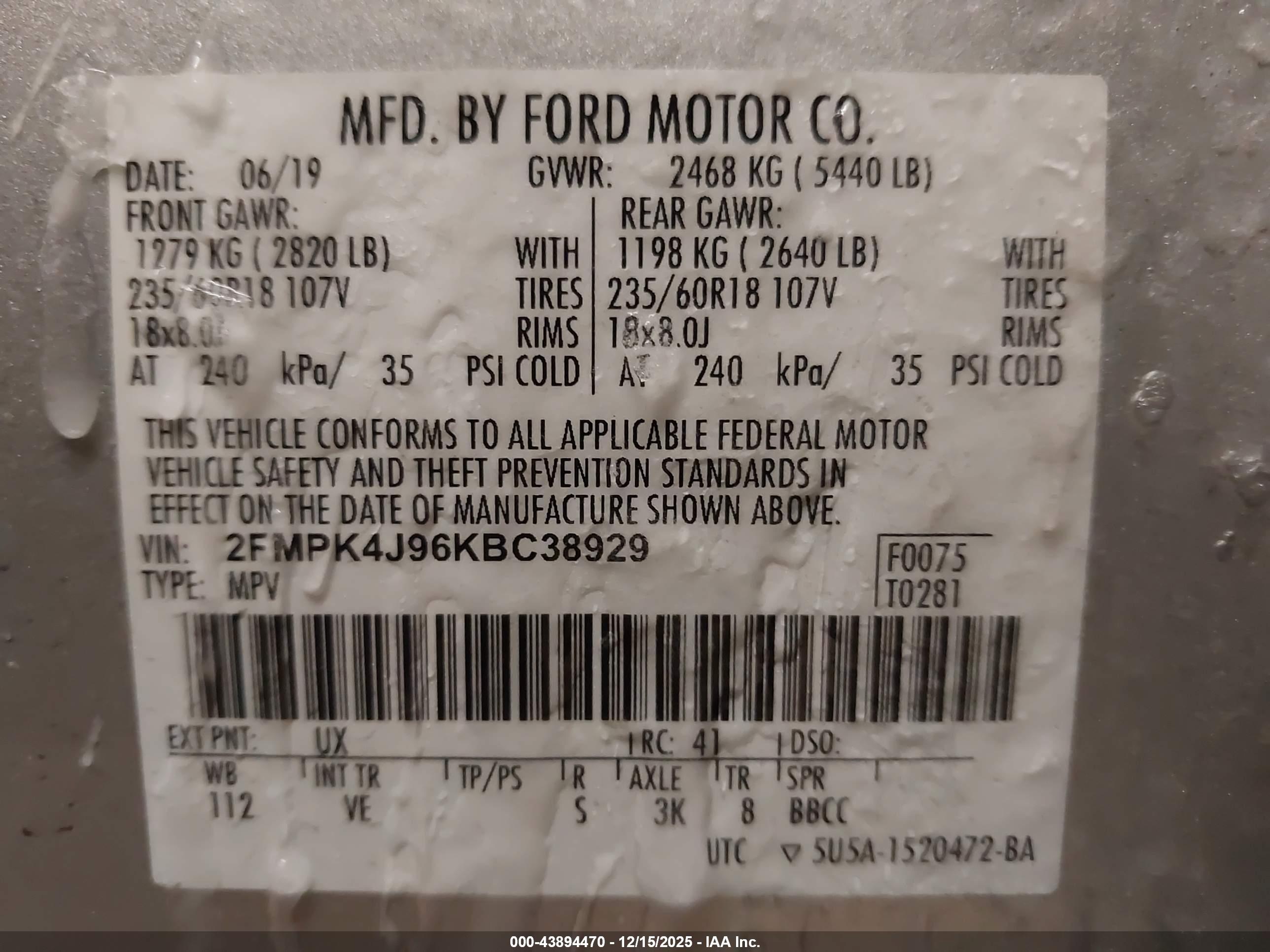 FORD EDGE image 9