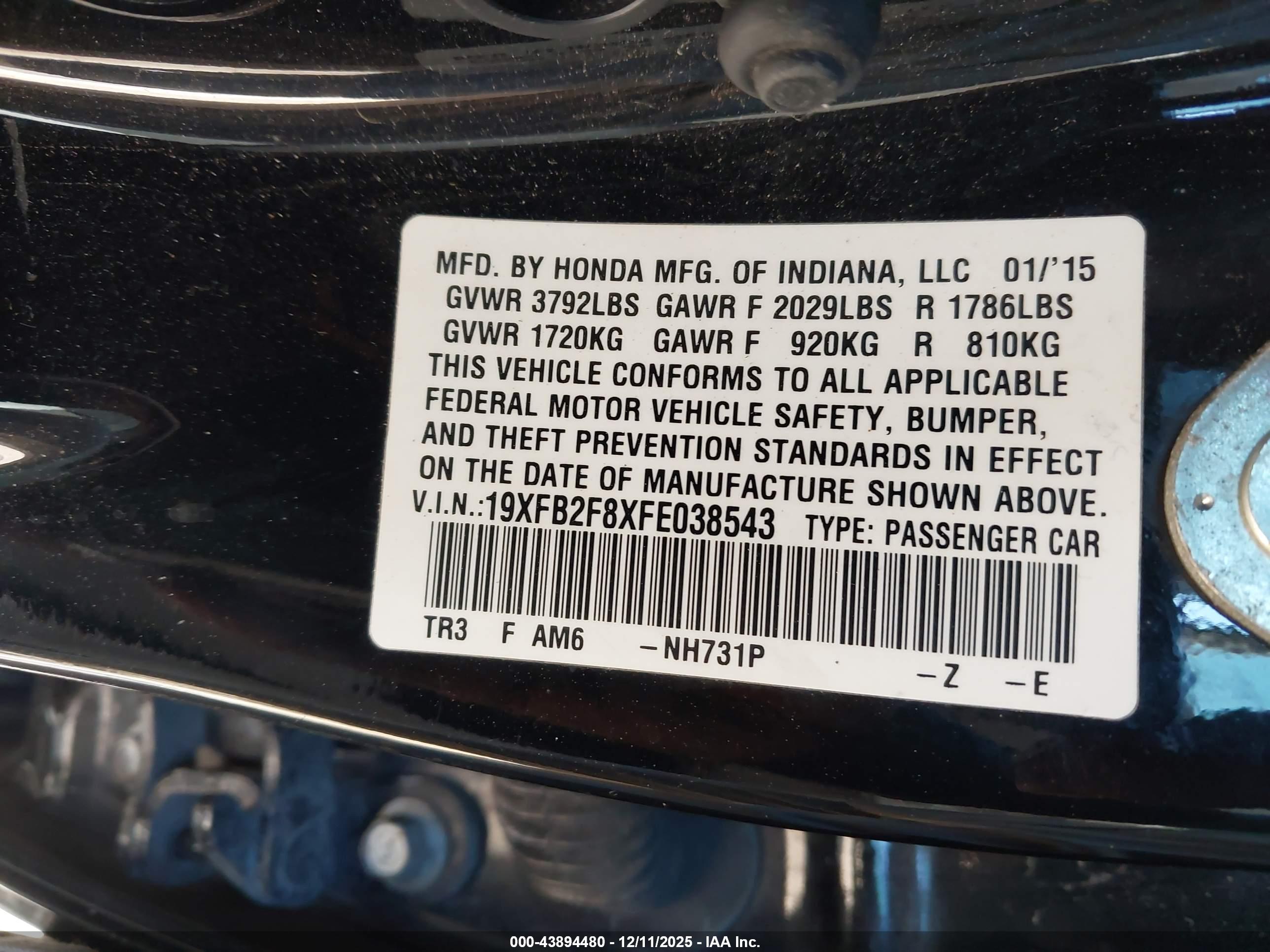 HONDA CIVIC image 9