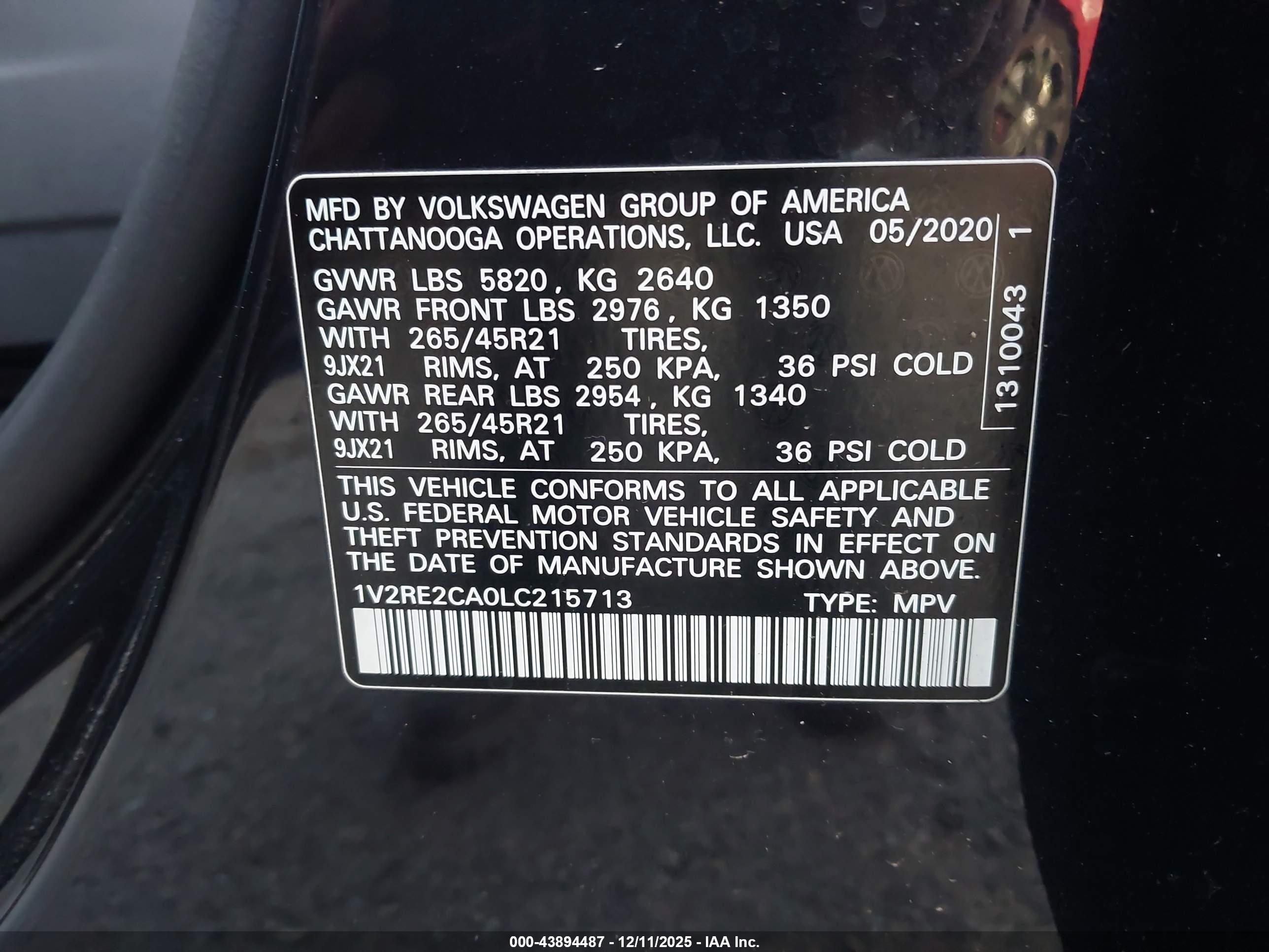 VOLKSWAGEN ATLAS image 9