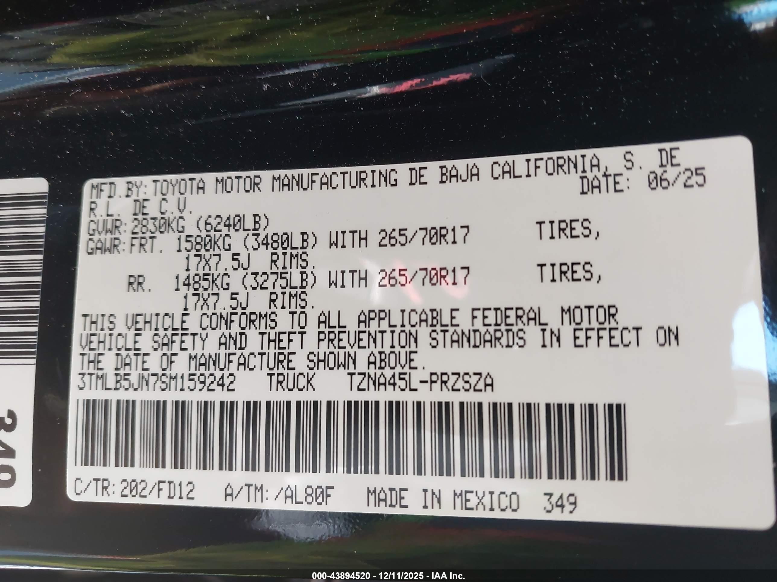 TOYOTA TACOMA image 9