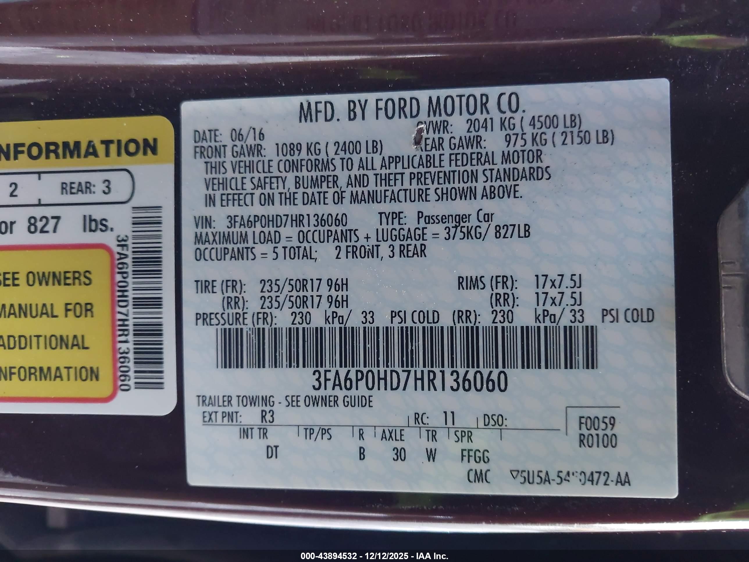 FORD FUSION image 9