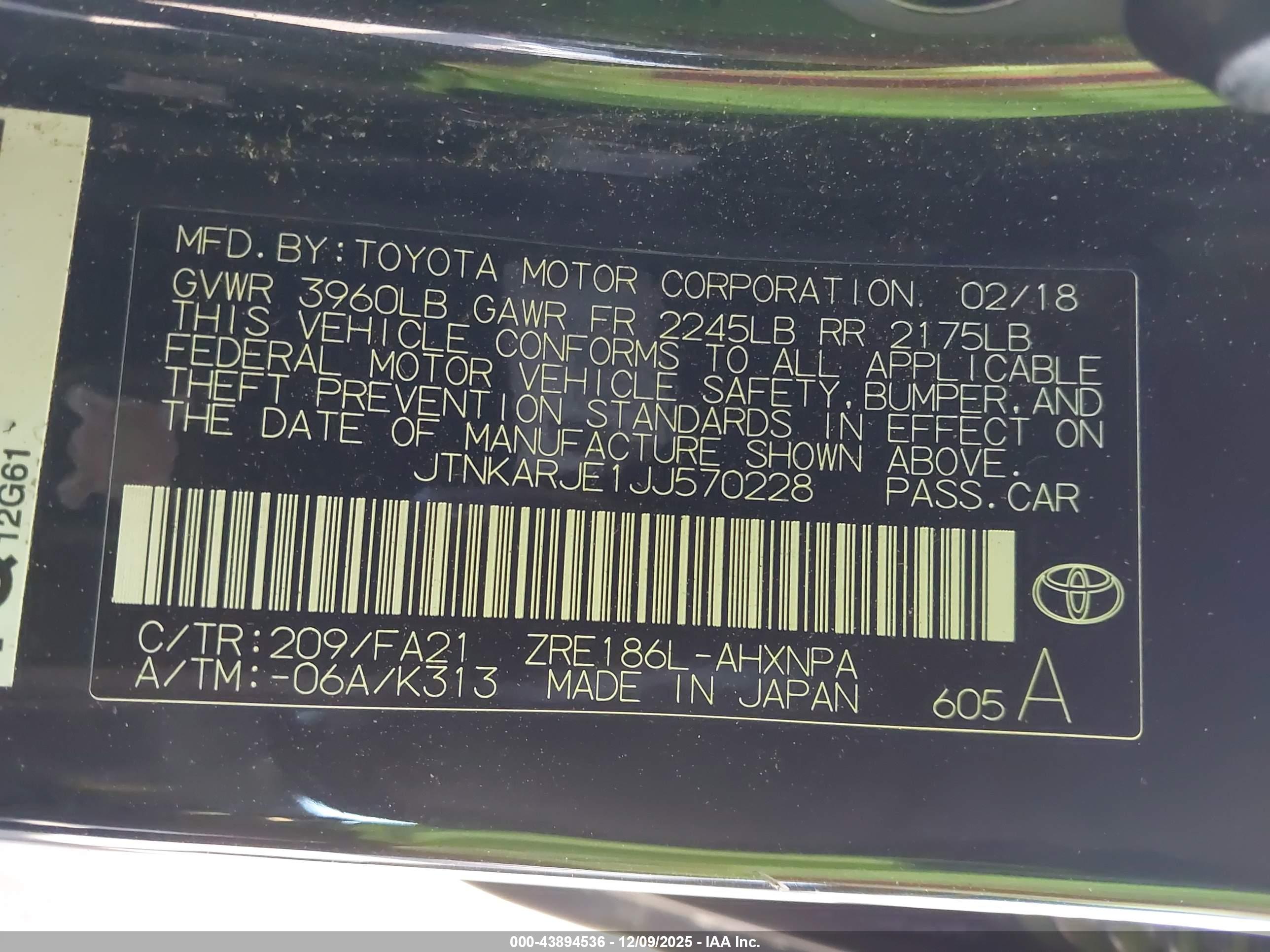 TOYOTA COROLLA image 9